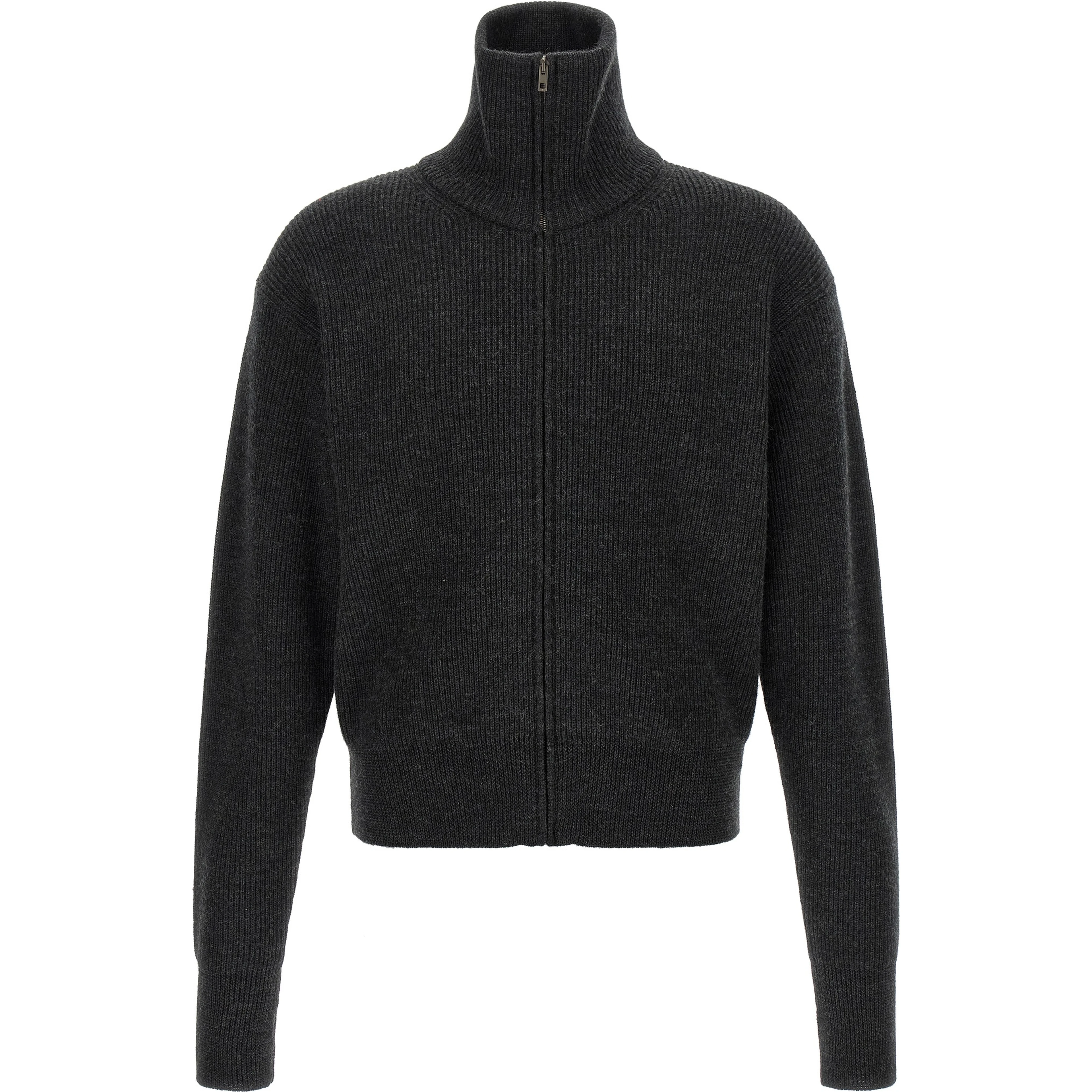 Gray Wool Cardigan
