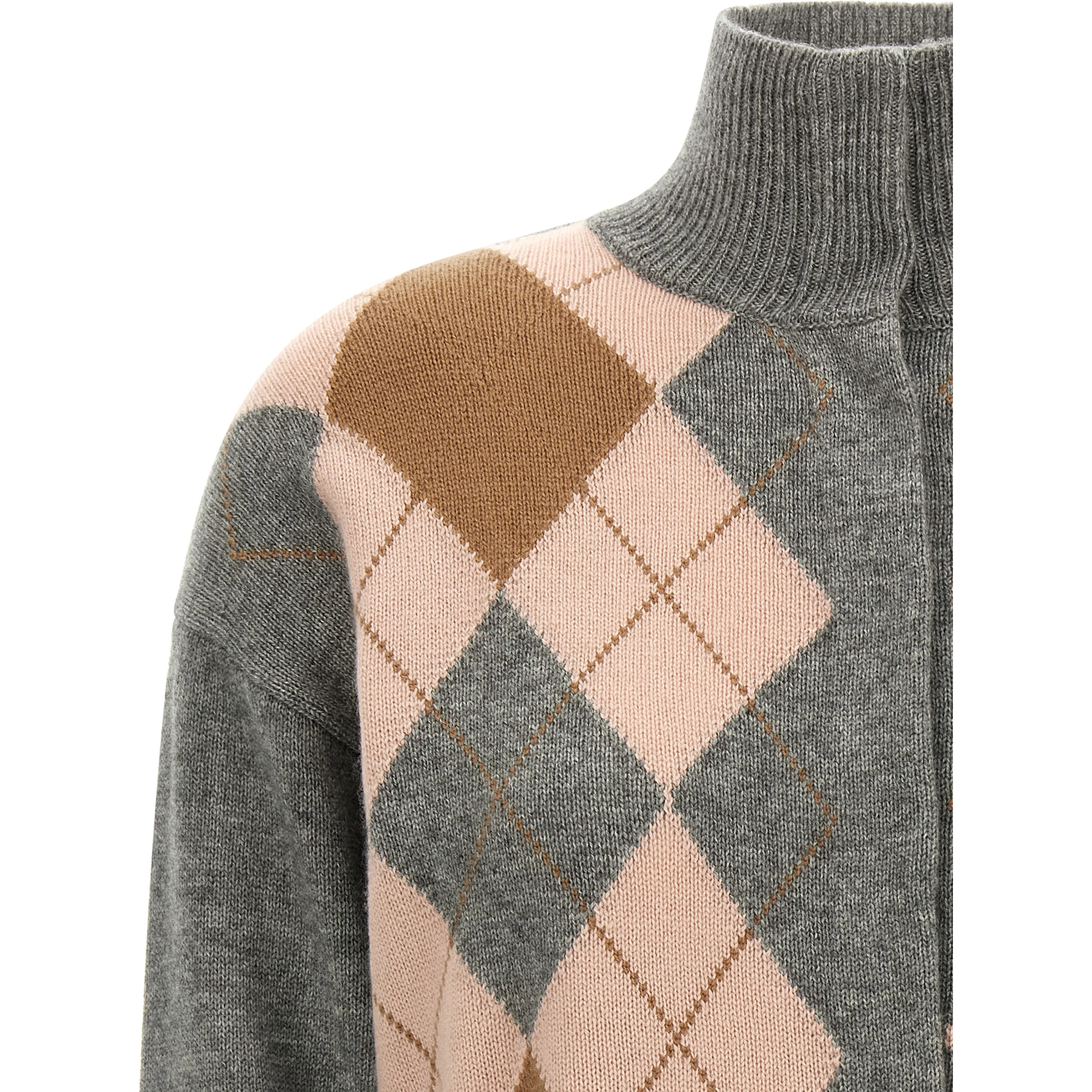 Gray Wool Cardigan