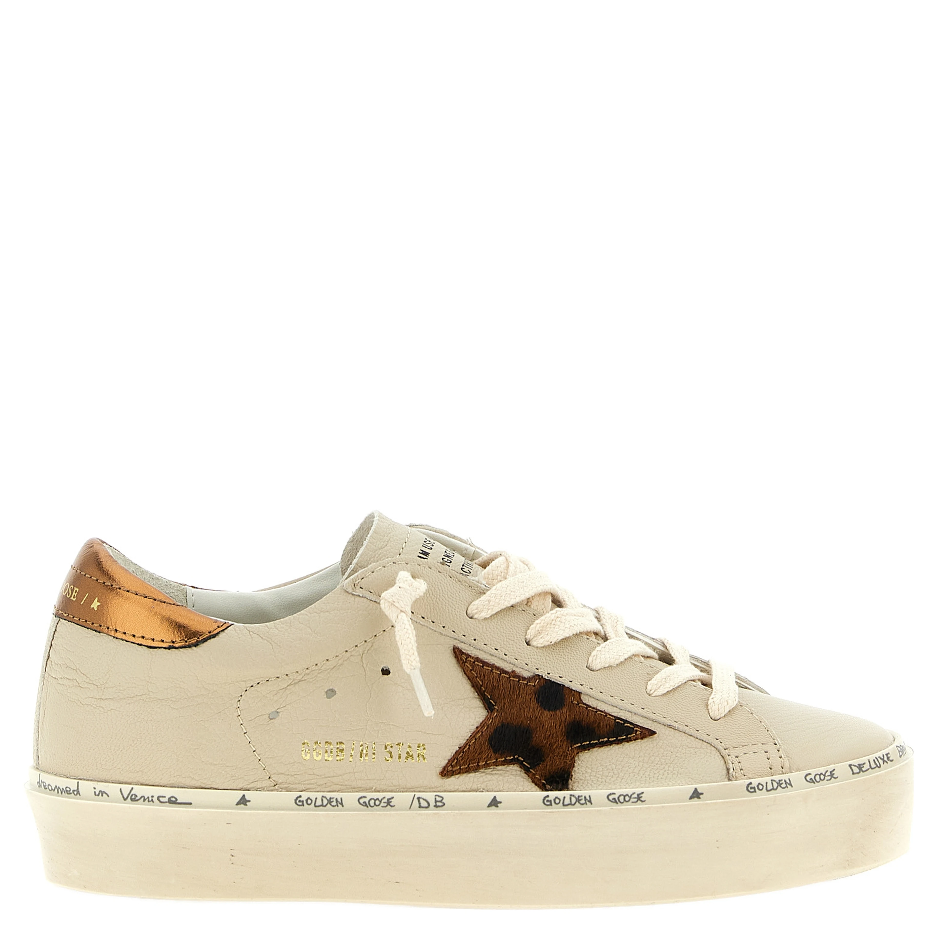 Multicolor Goatskin Platform Sneakers