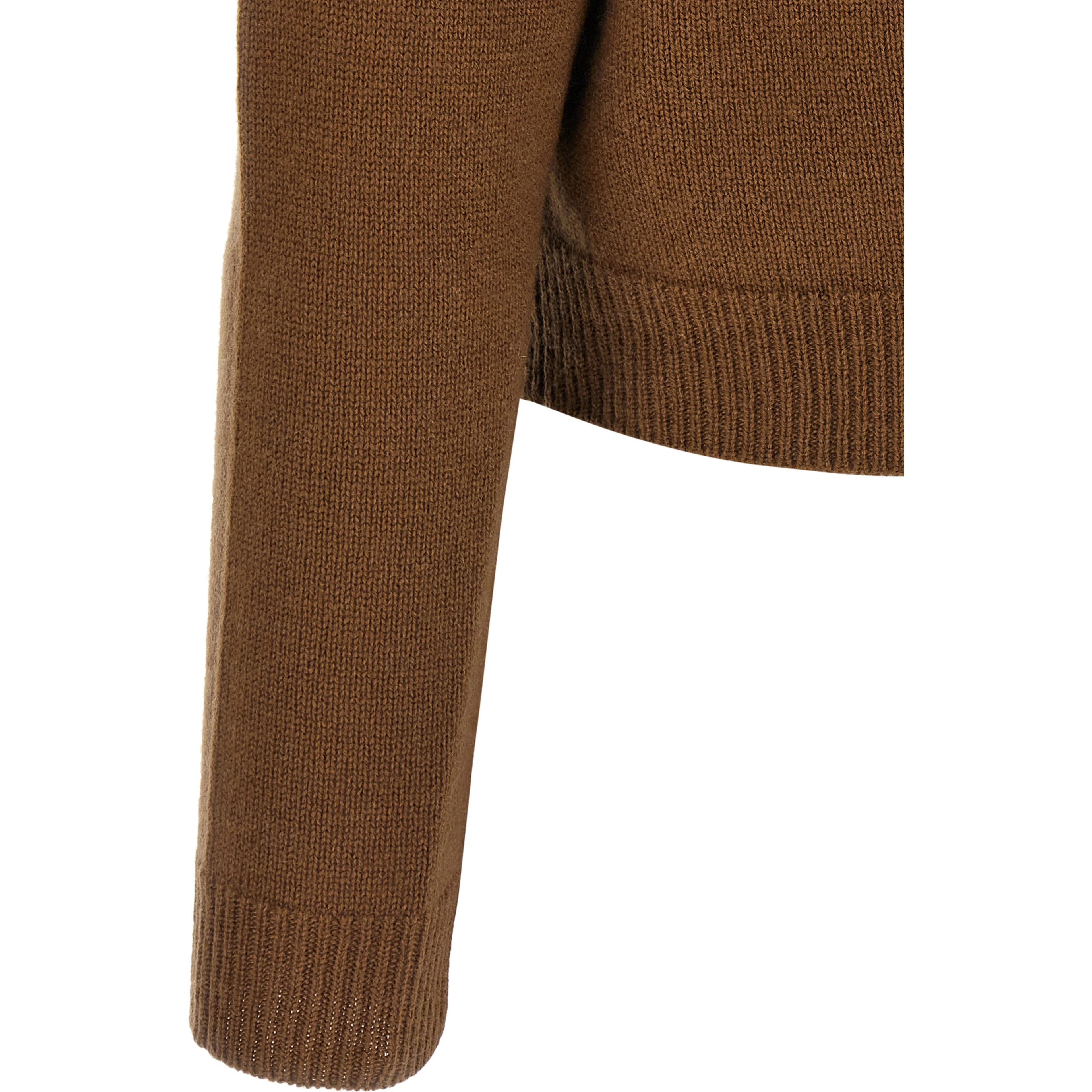 Brown Wool Cardigan