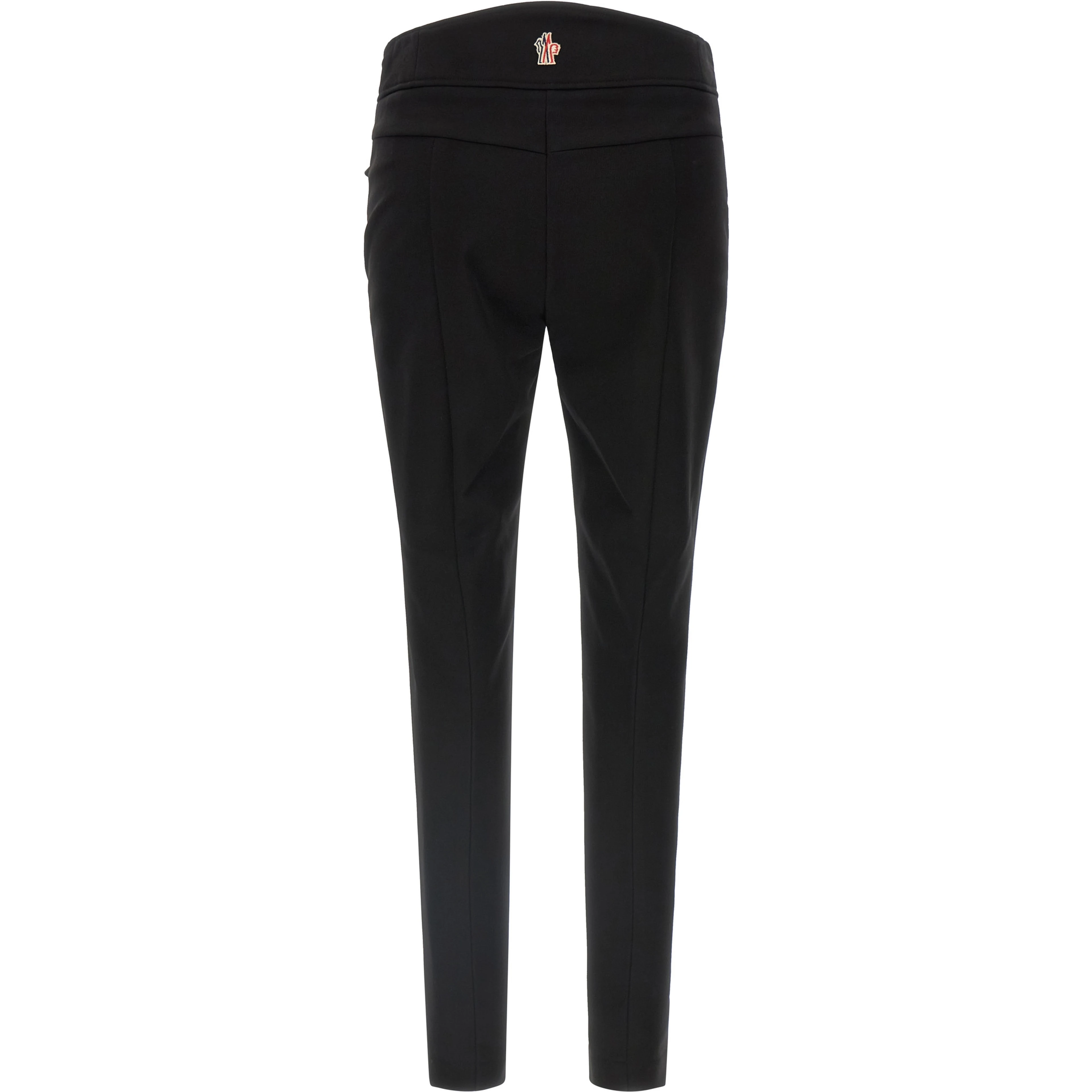 Black Polyamide Athletic Pants