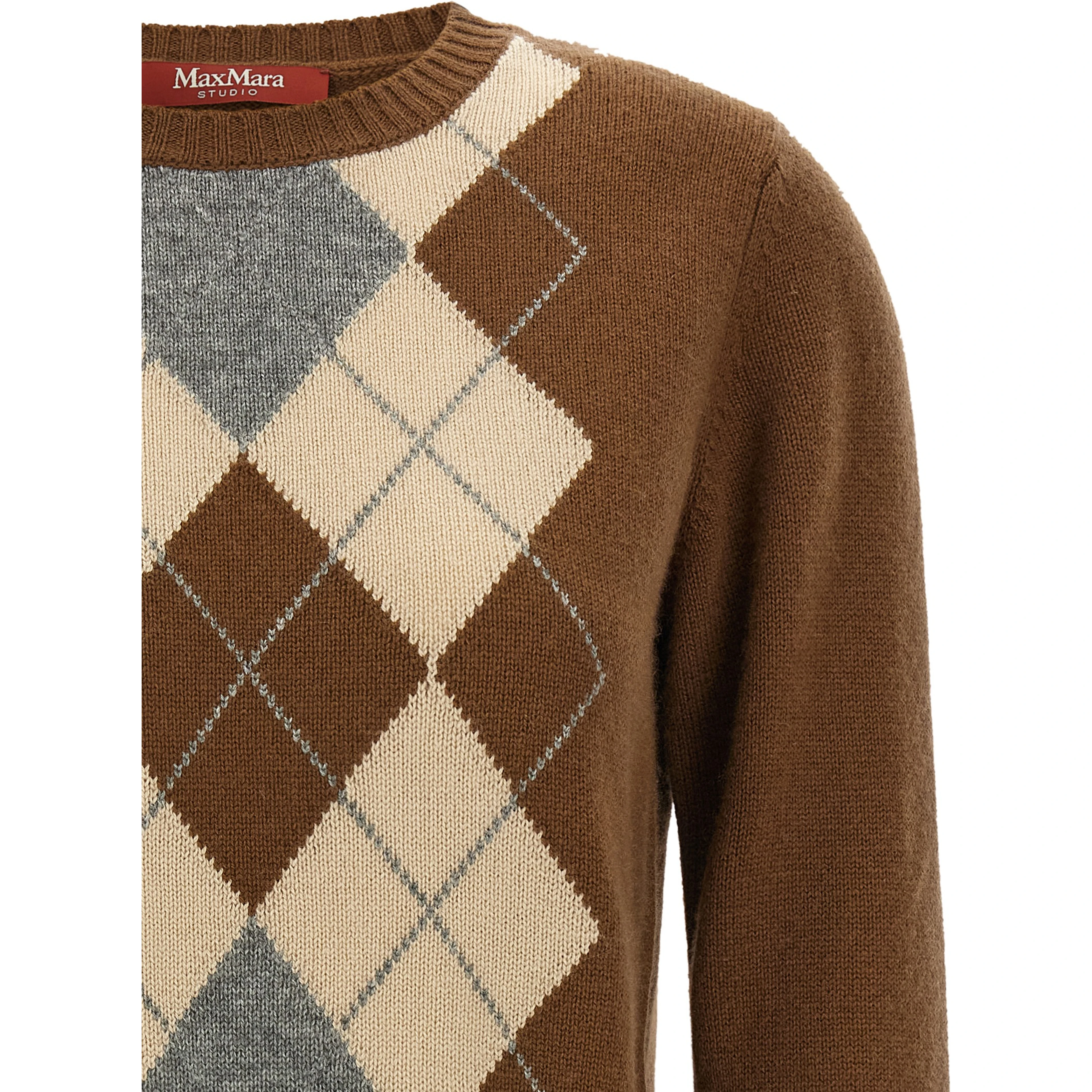 Brown Wool Cardigan