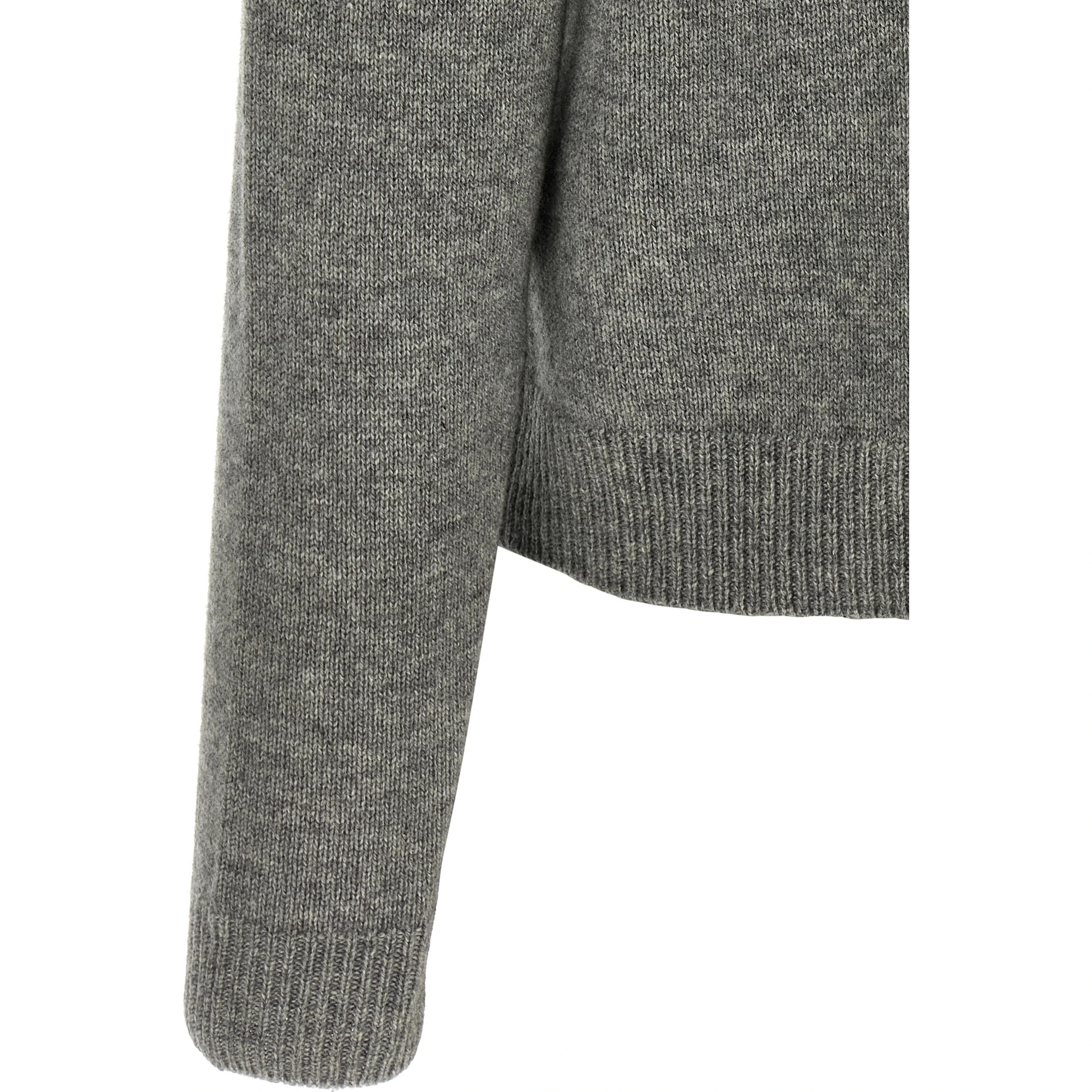 Gray Wool Cardigan