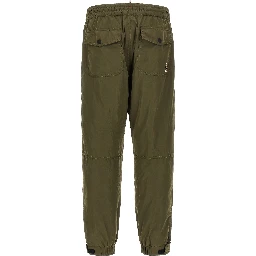 Bicolor Polyester Joggers (Workout Pants)