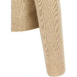 Beige Wool Cardigan