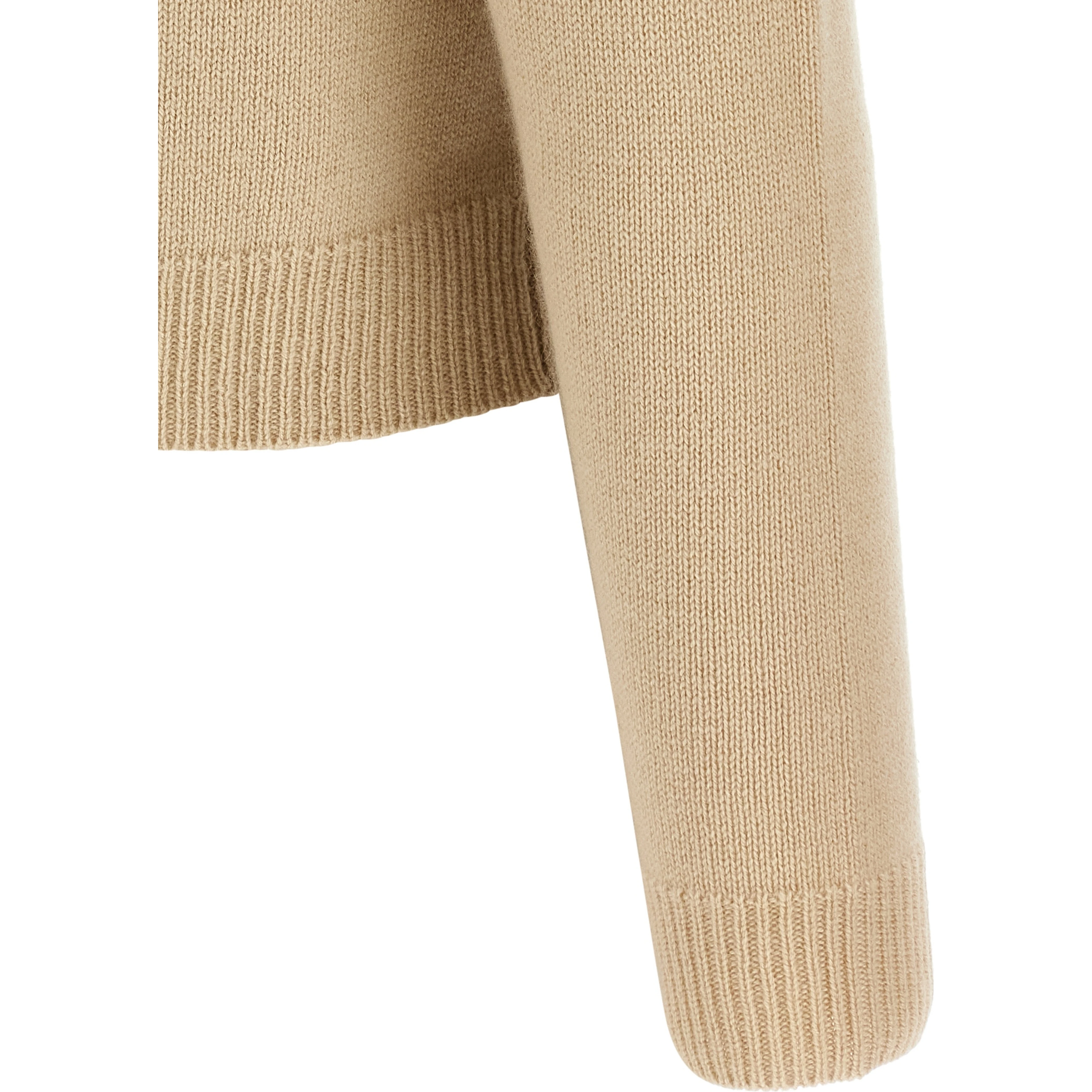 Beige Wool Cardigan