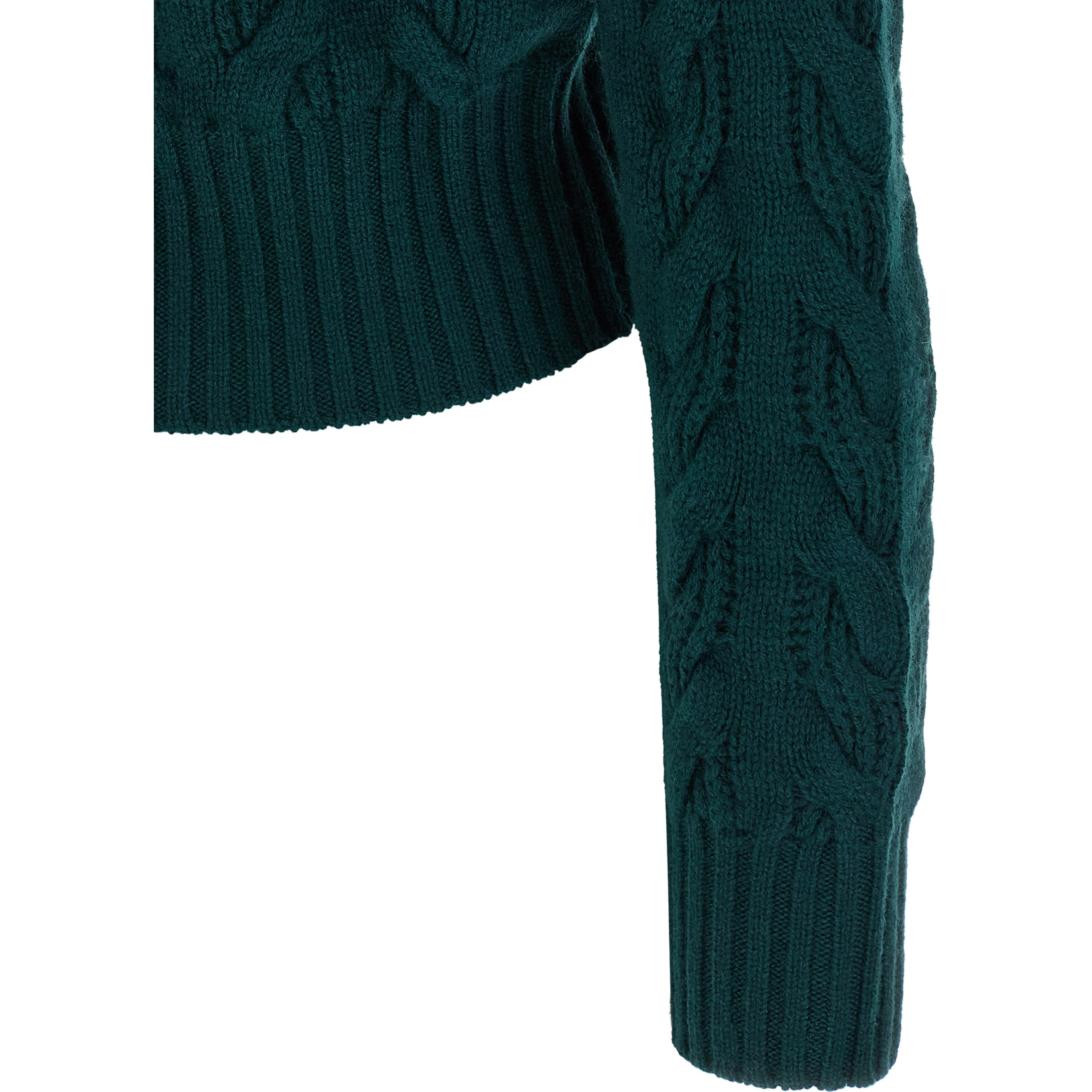 Bicolor Wool Cardigan