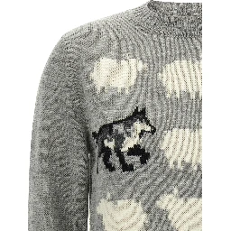 Gray Acetate Cardigan