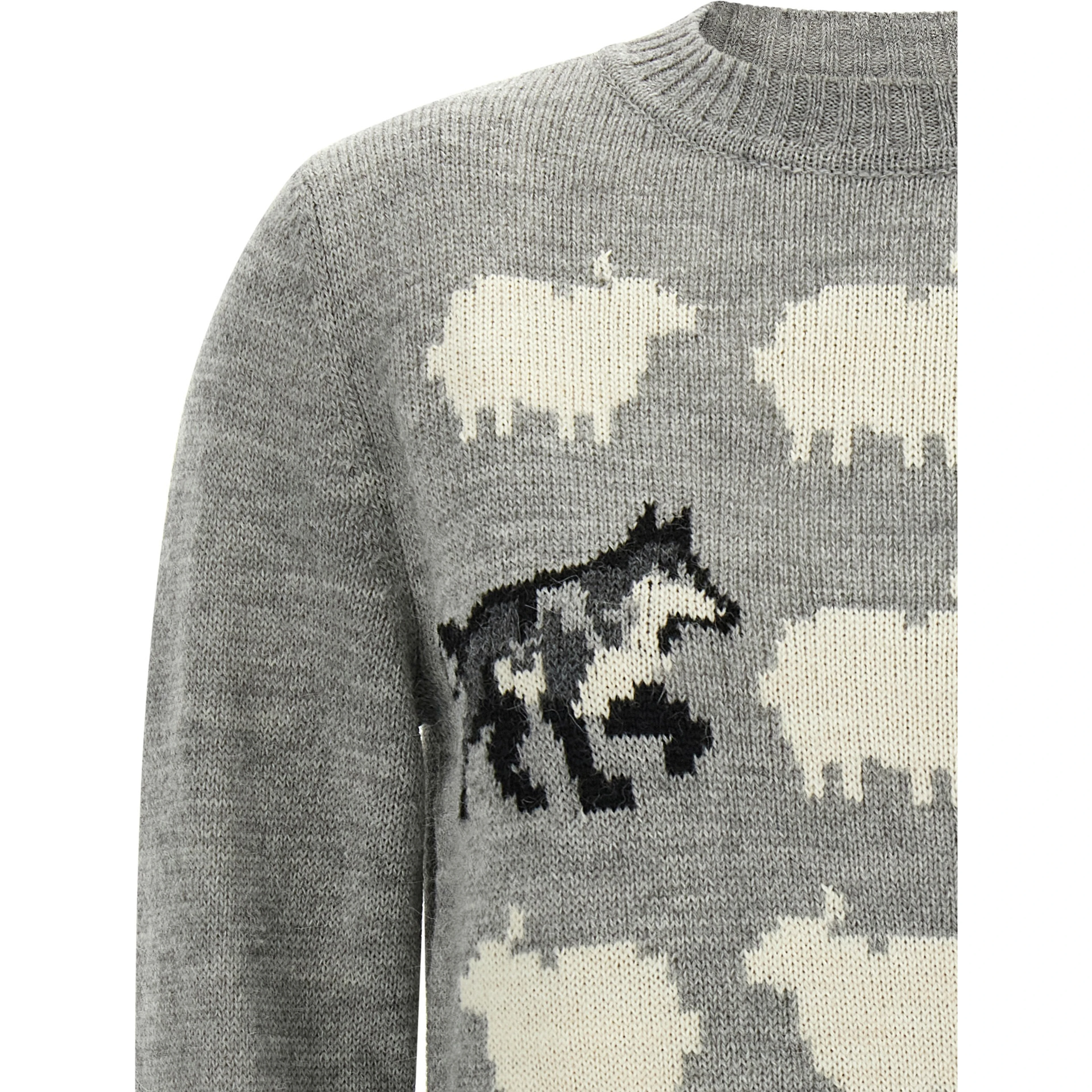Gray Acetate Cardigan