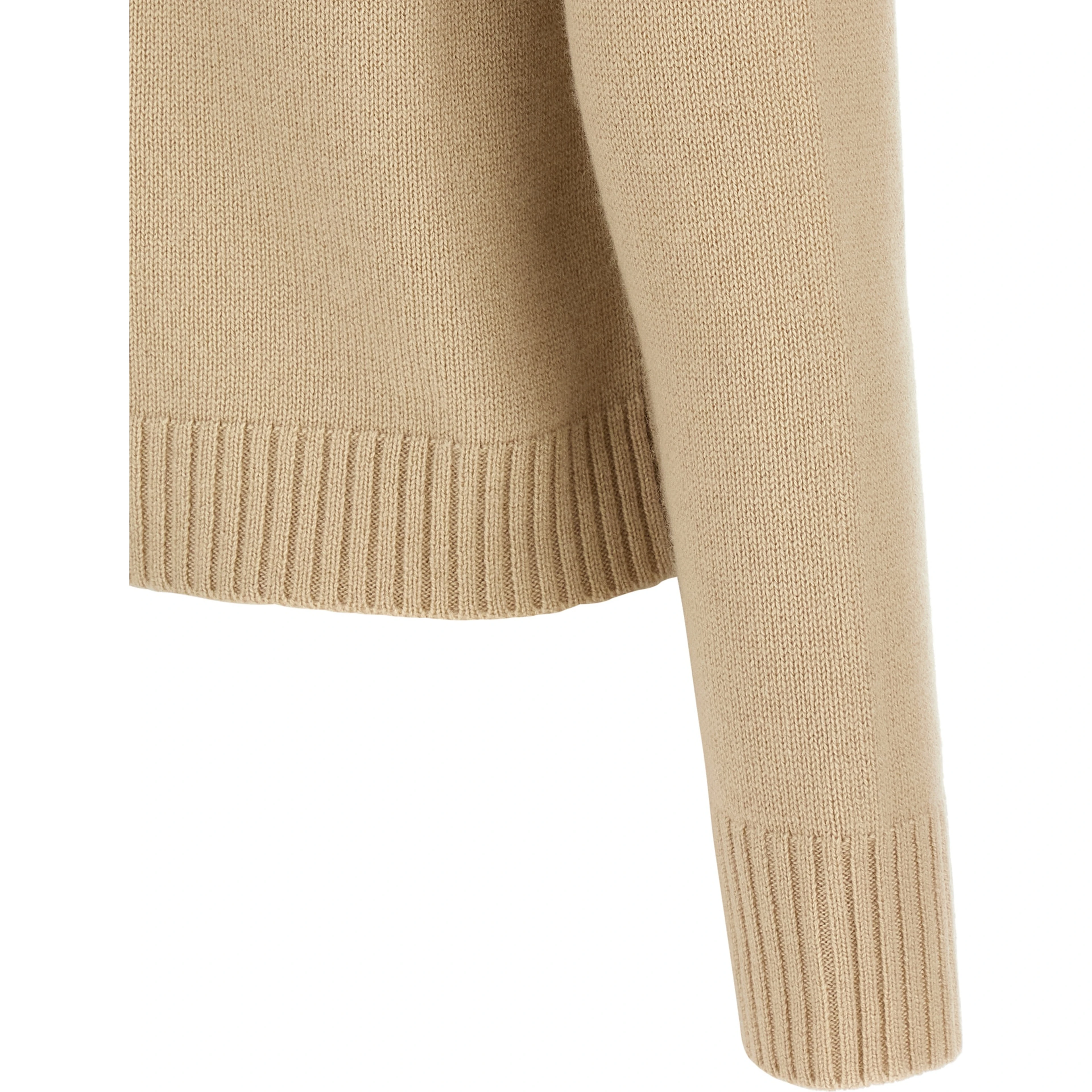 Beige Wool Cardigan