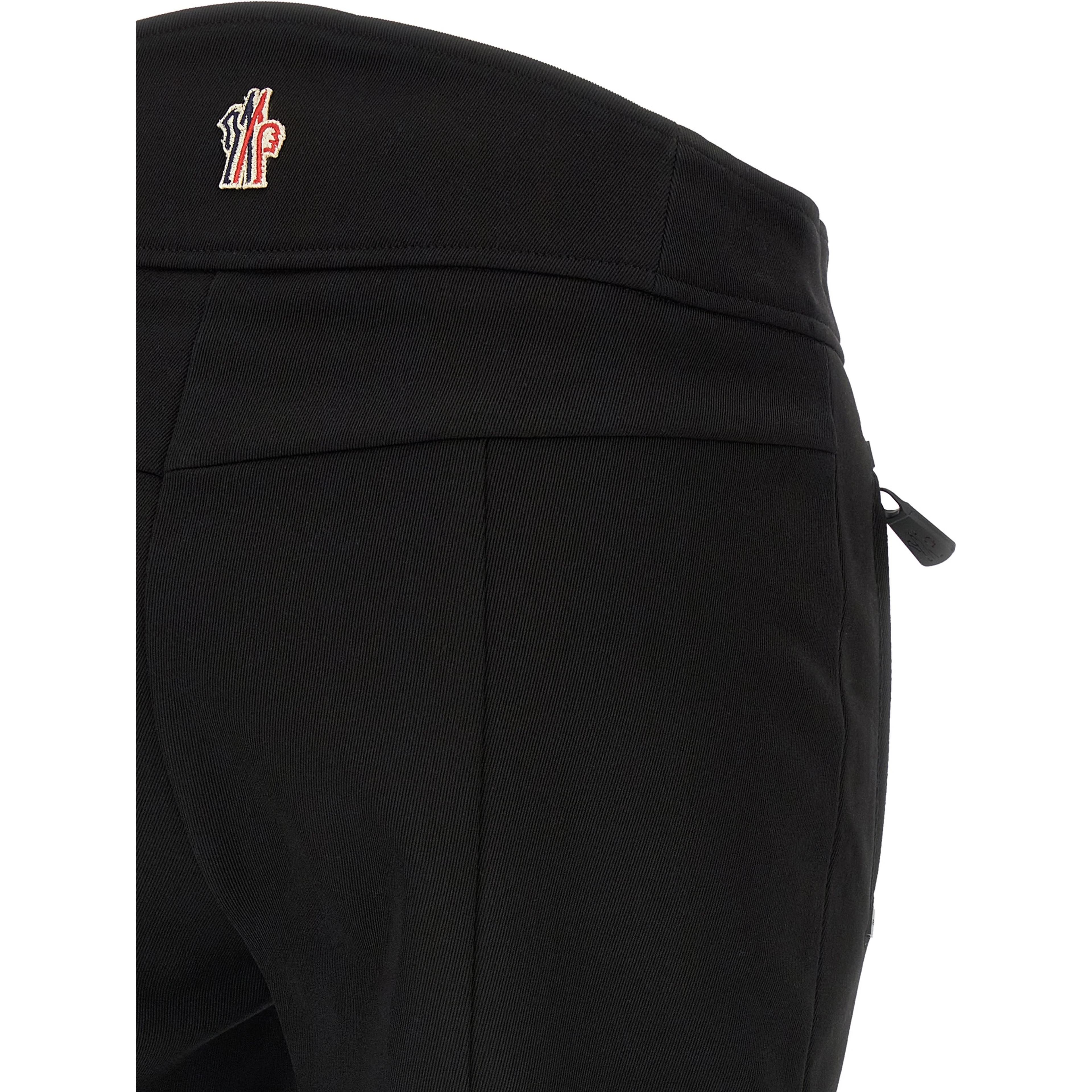 Black Polyamide Athletic Pants