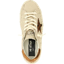Multicolor Goatskin Platform Sneakers