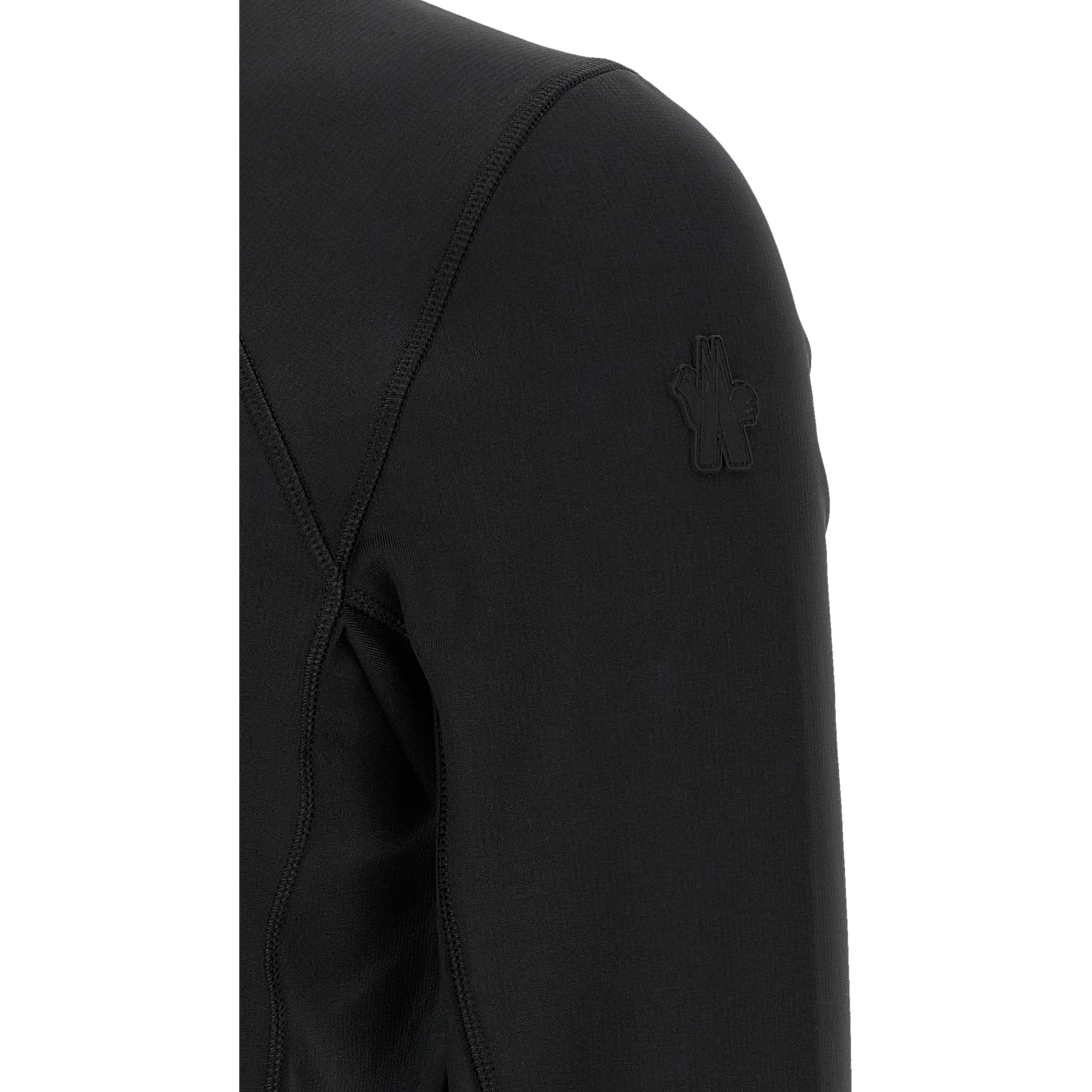 Black Polyester Cardigan