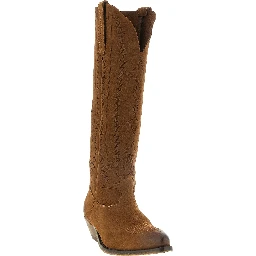 Brown Cowhide Chelsea Boots