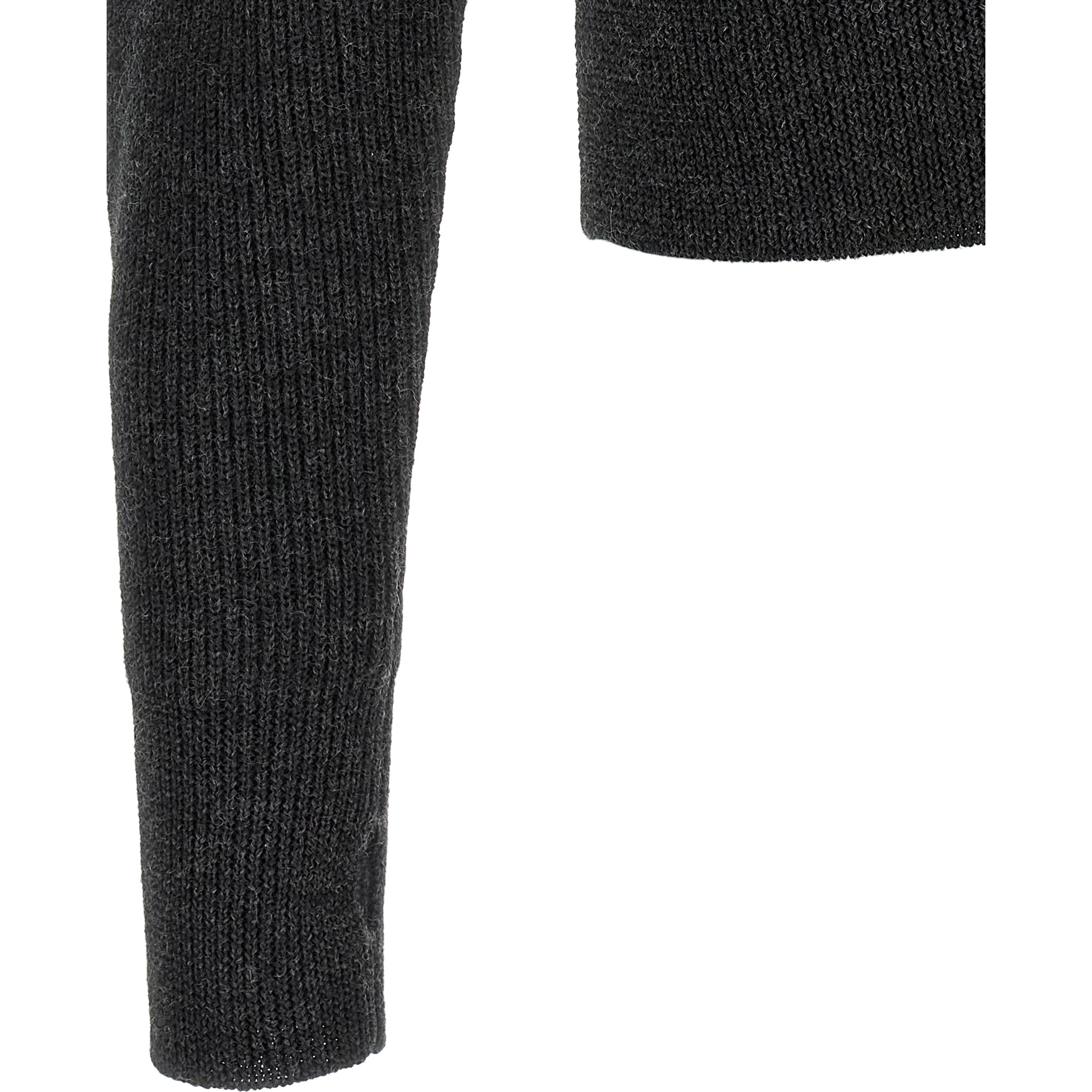 Gray Wool Cardigan