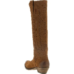 Brown Cowhide Chelsea Boots