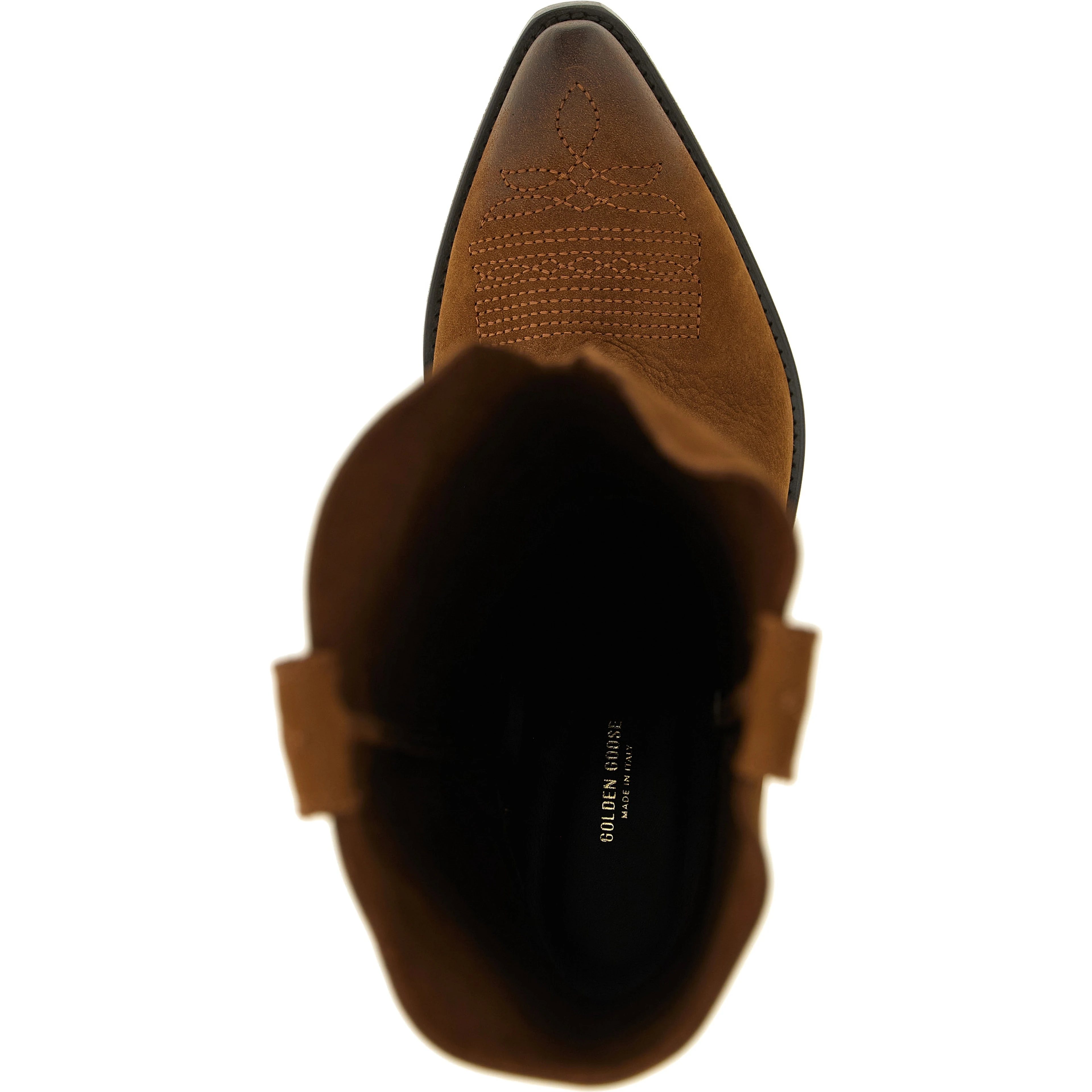 Brown Cowhide Chelsea Boots