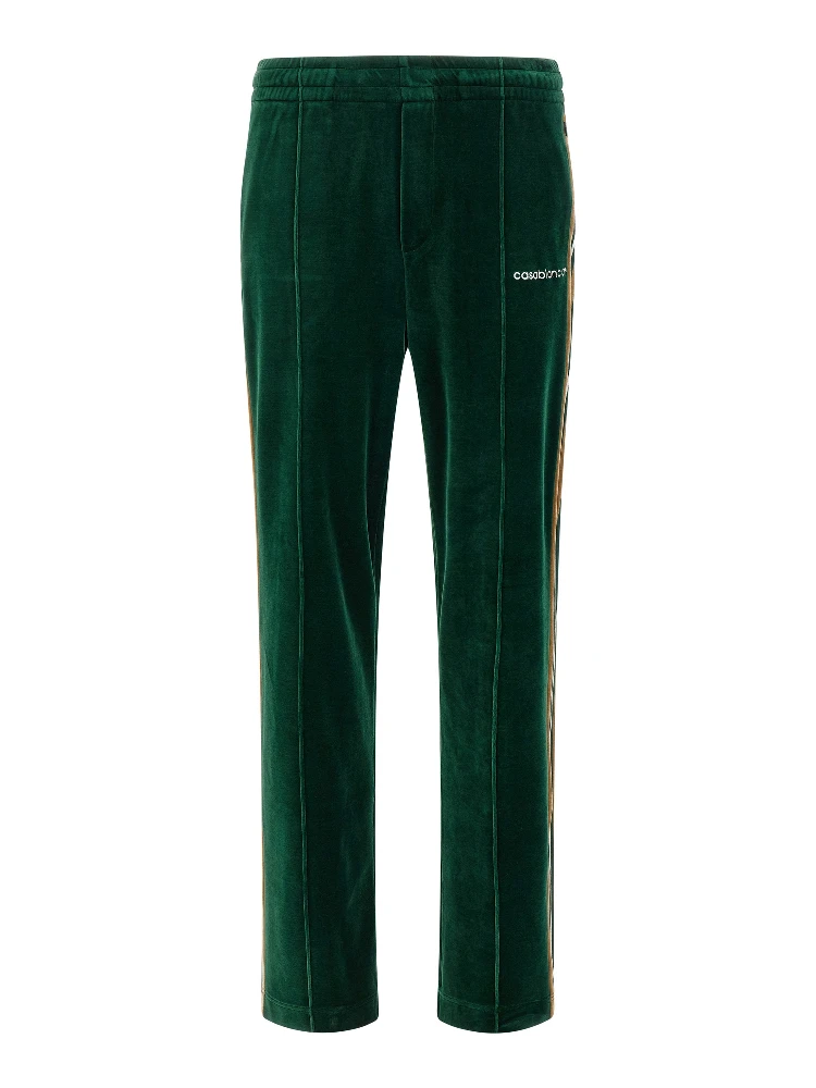 Bicolor Cotton Casual Pants
