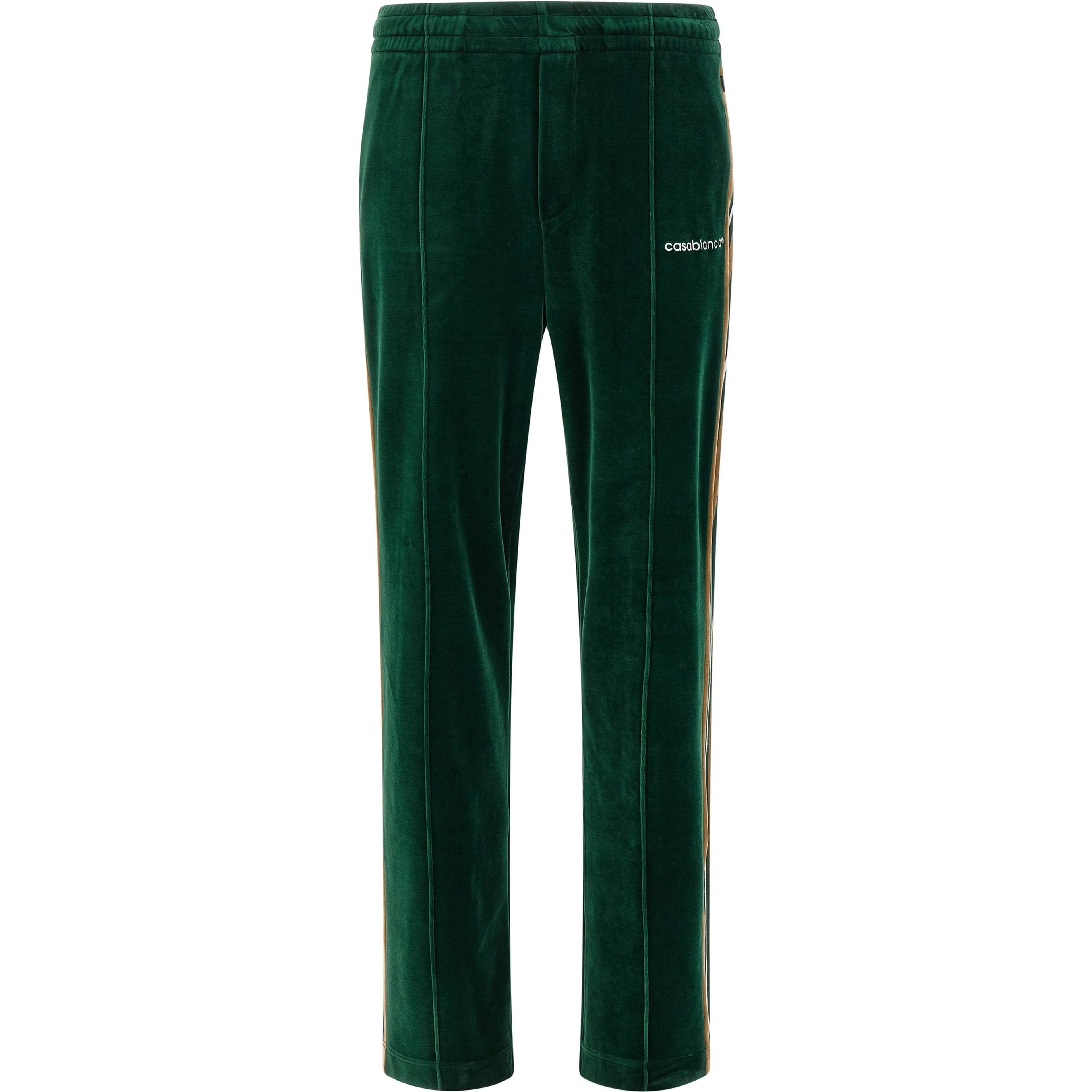 Bicolor Cotton Casual Pants