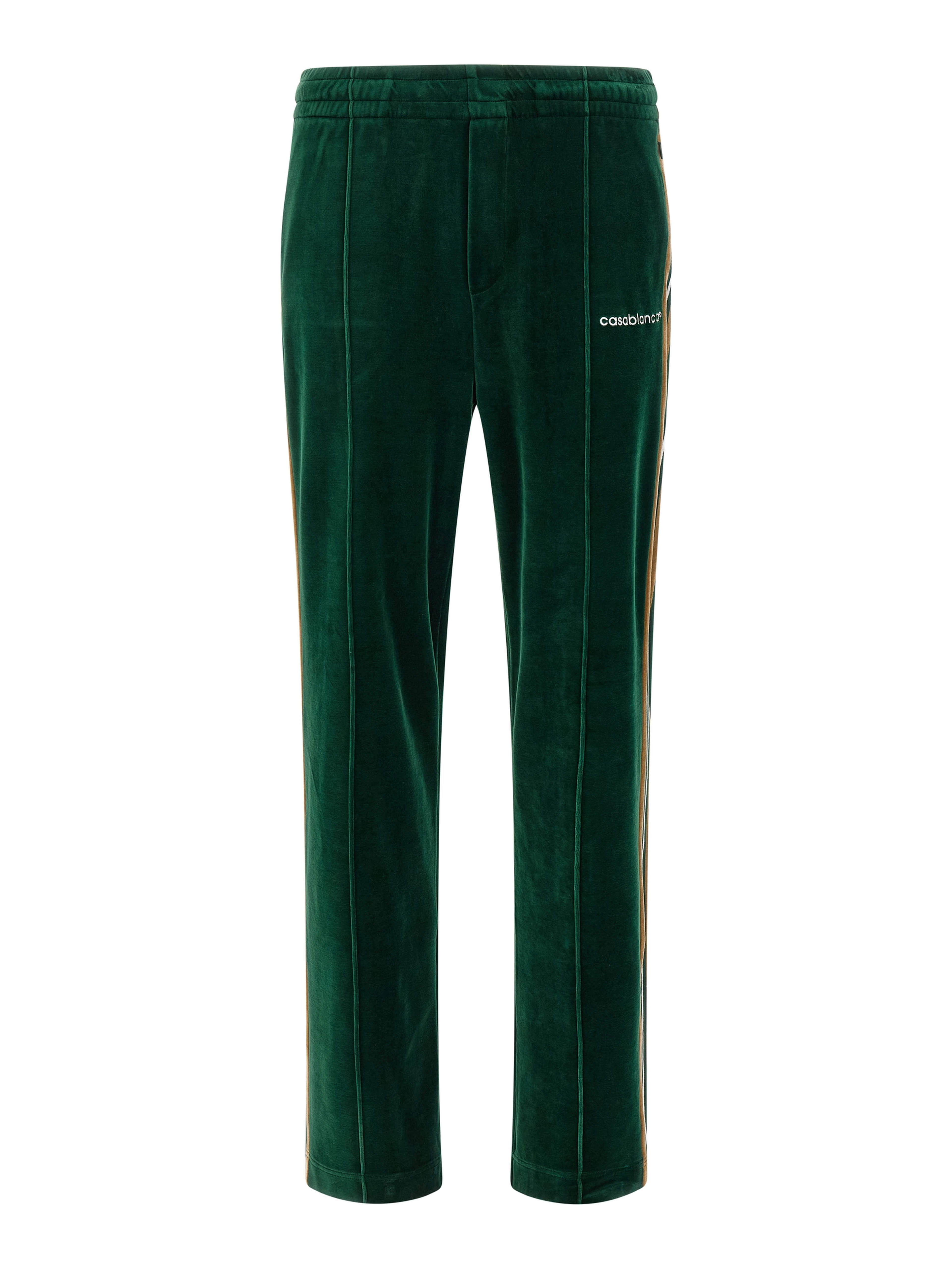 Bicolor Cotton Casual Pants