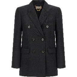 Black Virgin Wool Blazer