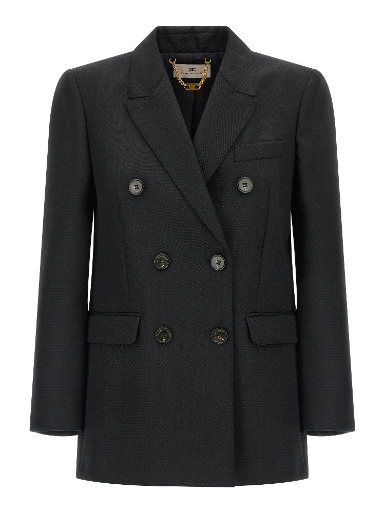 Black Virgin Wool Blazer
