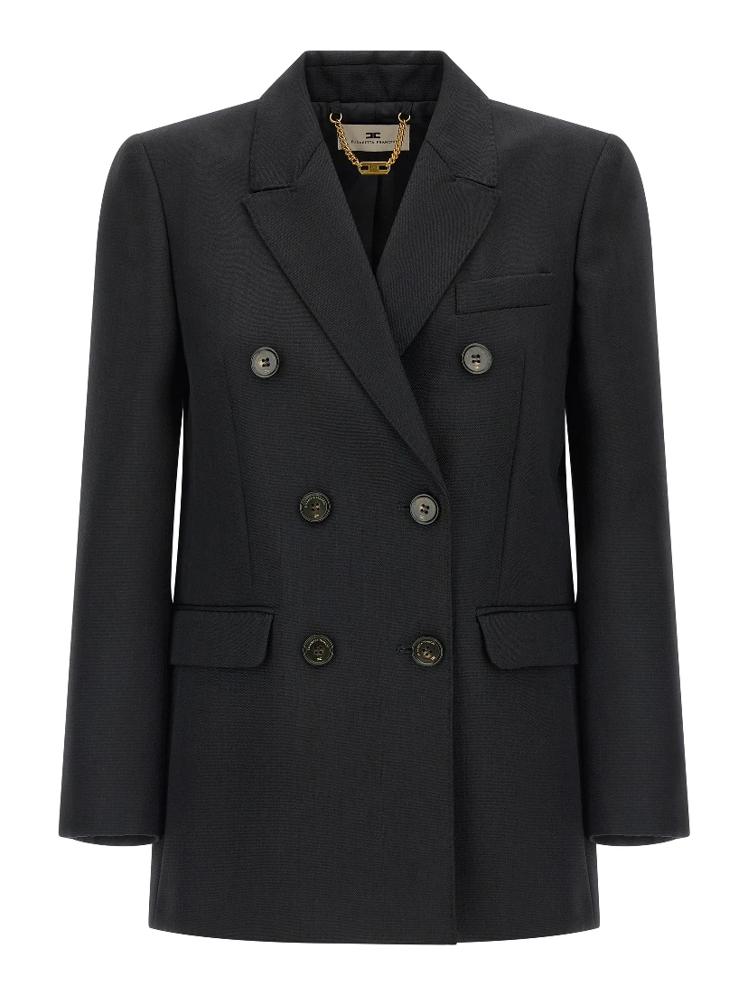 Black Virgin Wool Blazer