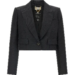 Black Virgin Wool Blazer