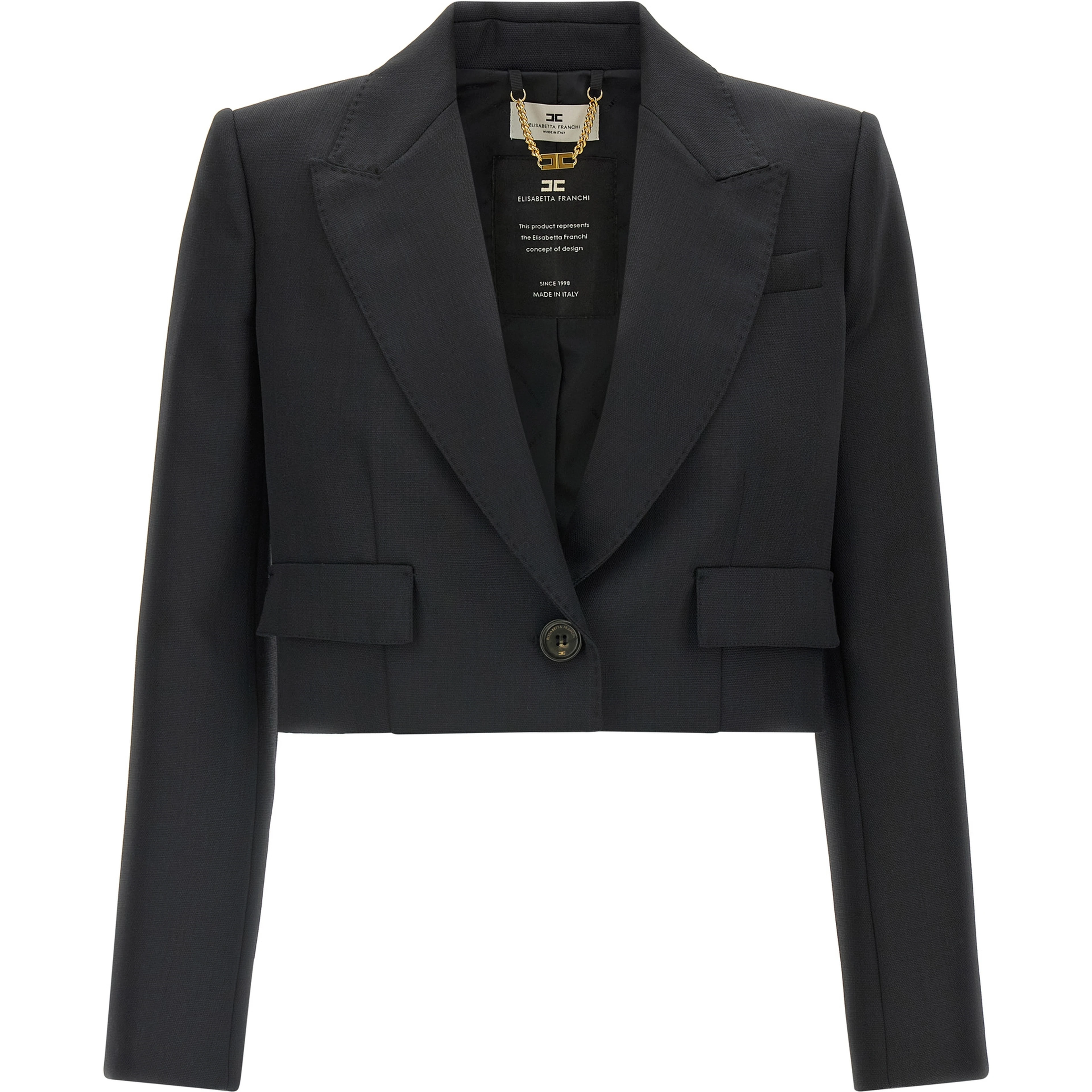Black Virgin Wool Blazer
