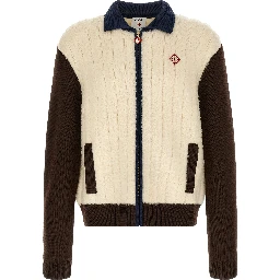 Multicolor Wool Full-Length Jacket