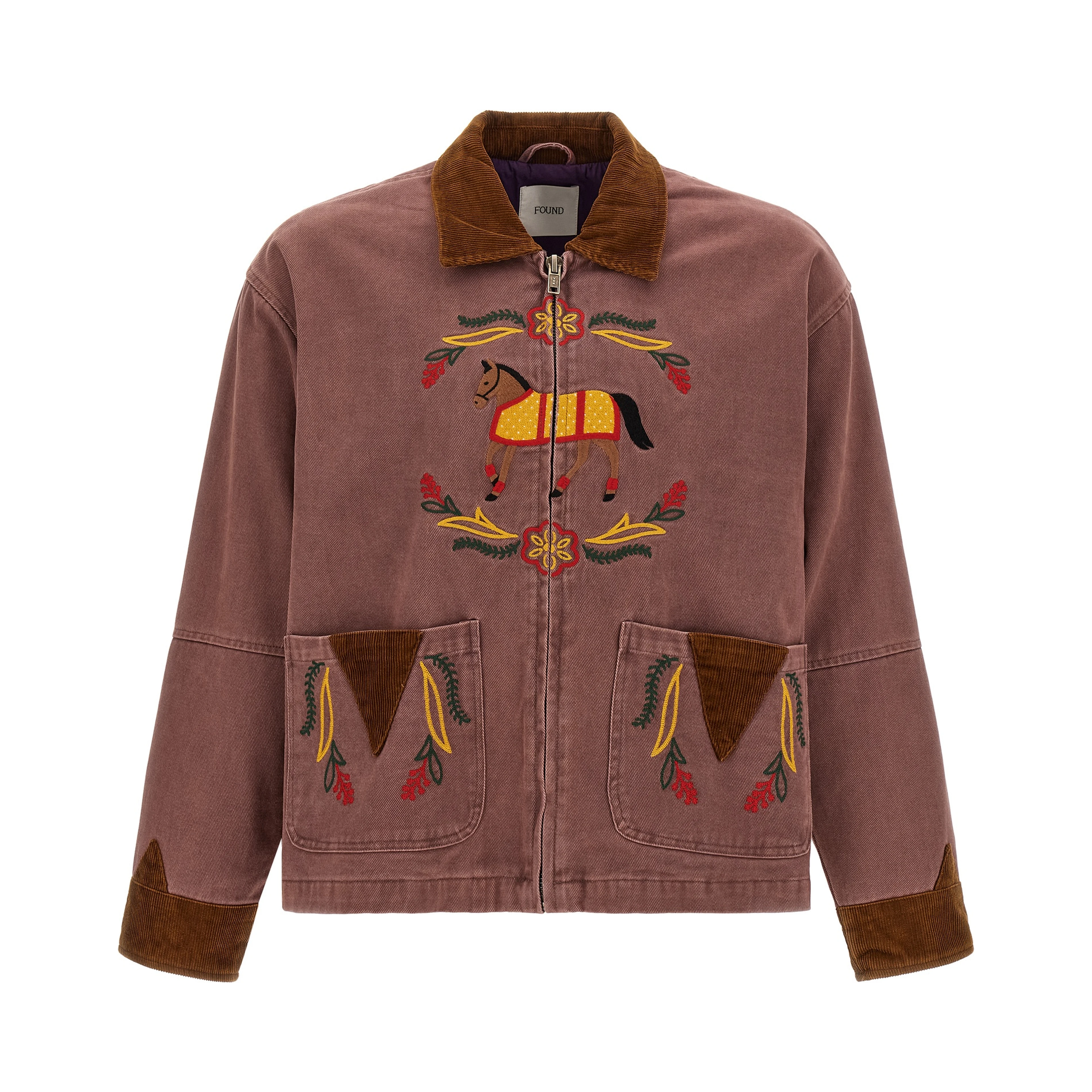 Multicolor Cotton Denim Jacket