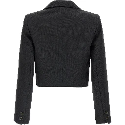 Black Virgin Wool Blazer