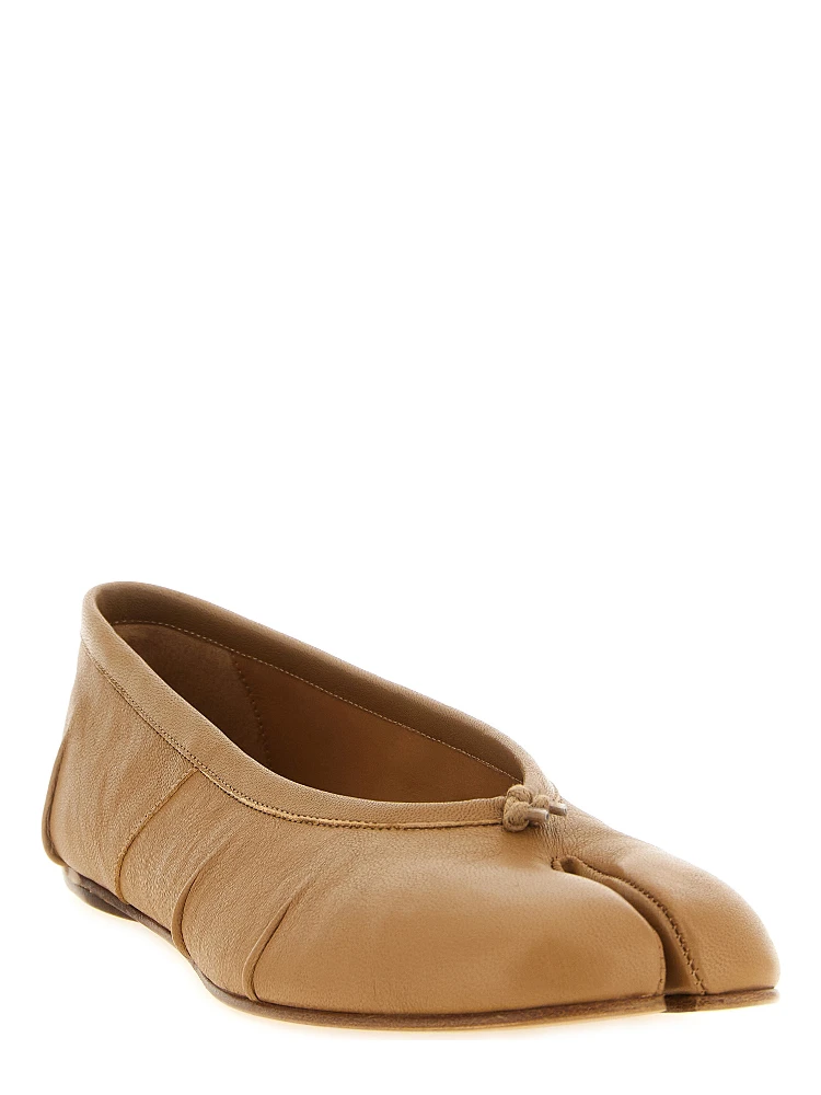 Beige Lamb Leather Ballet Flats alternative