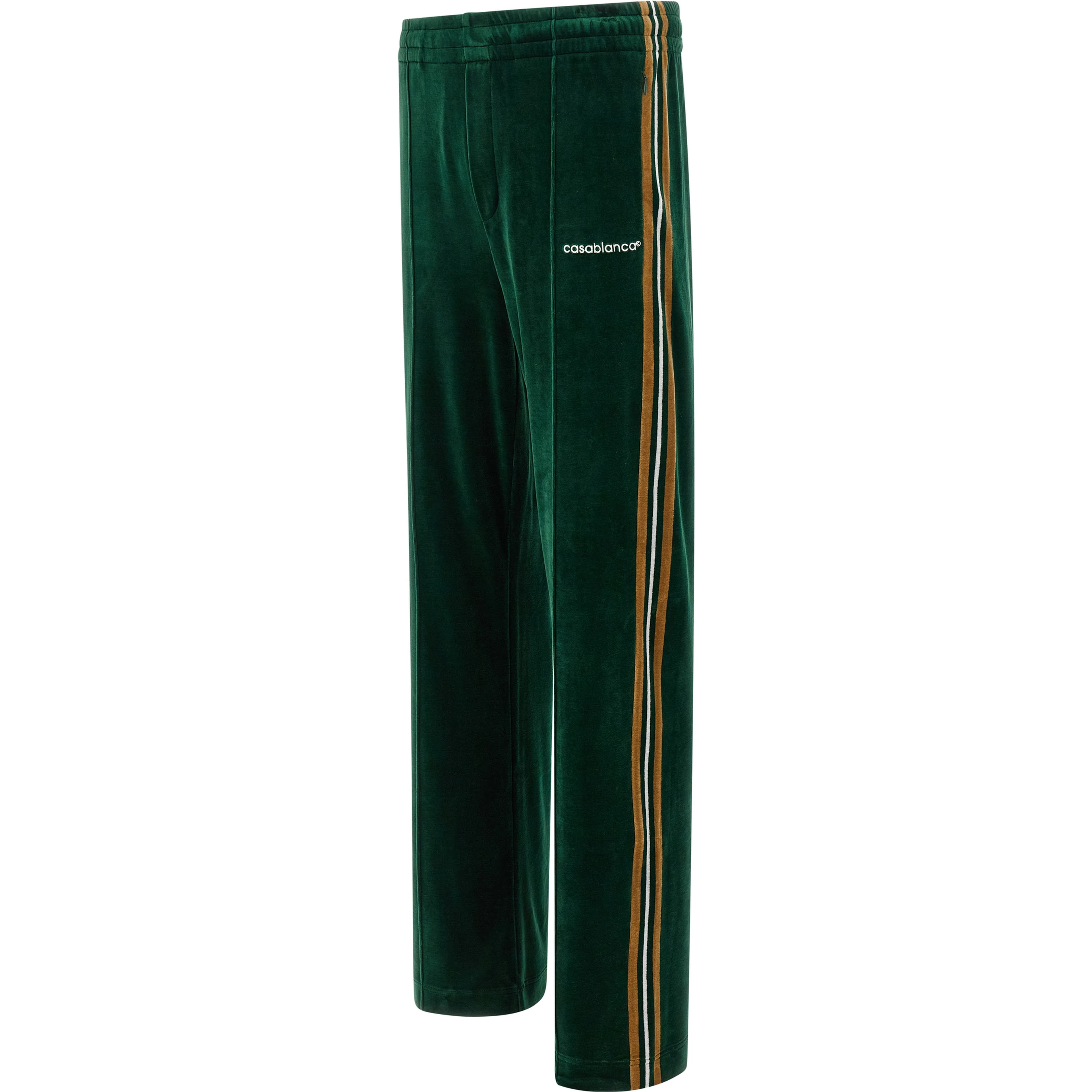Bicolor Cotton Casual Pants
