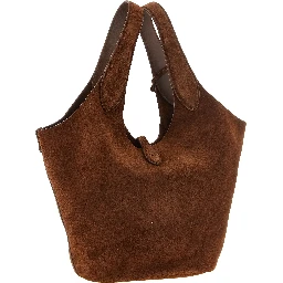 Brown Cowhide Tote Bag