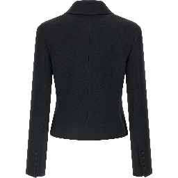 Black Viscose Blazer