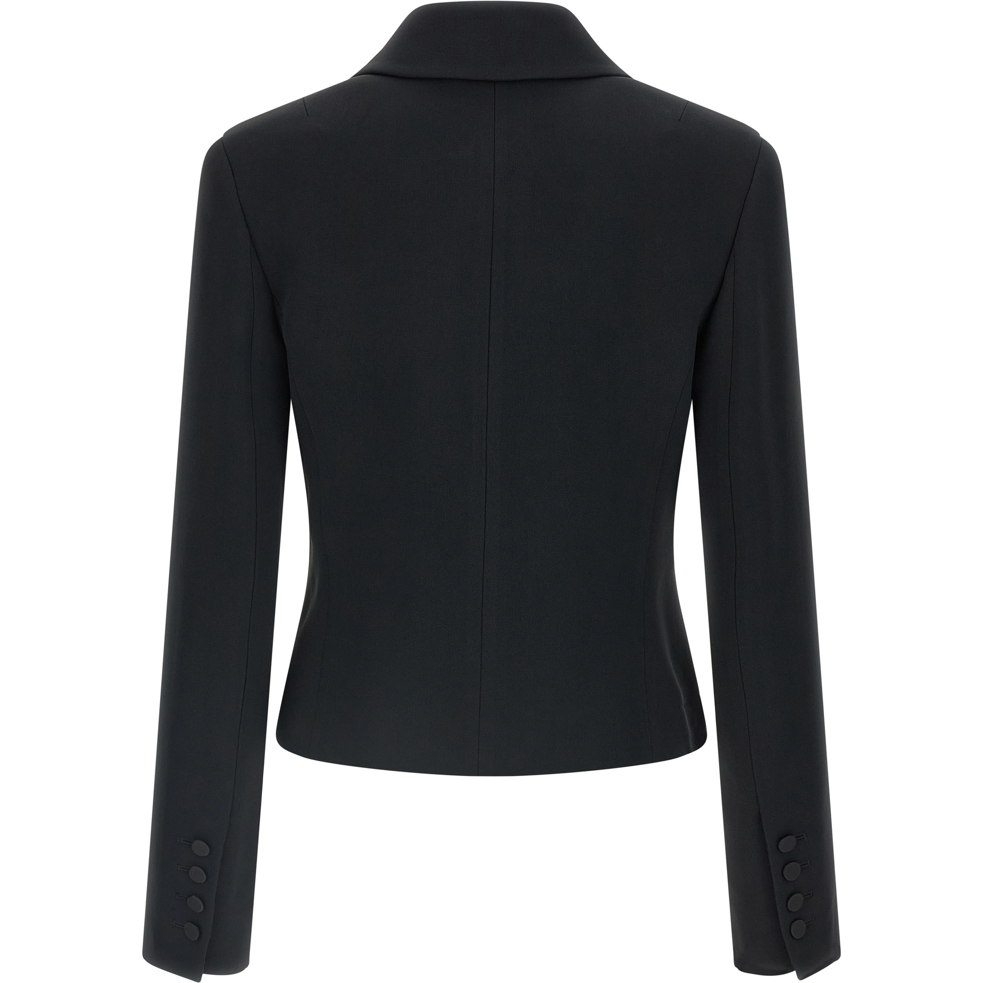 Black Viscose Blazer