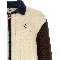 Multicolor Wool Full-Length Jacket