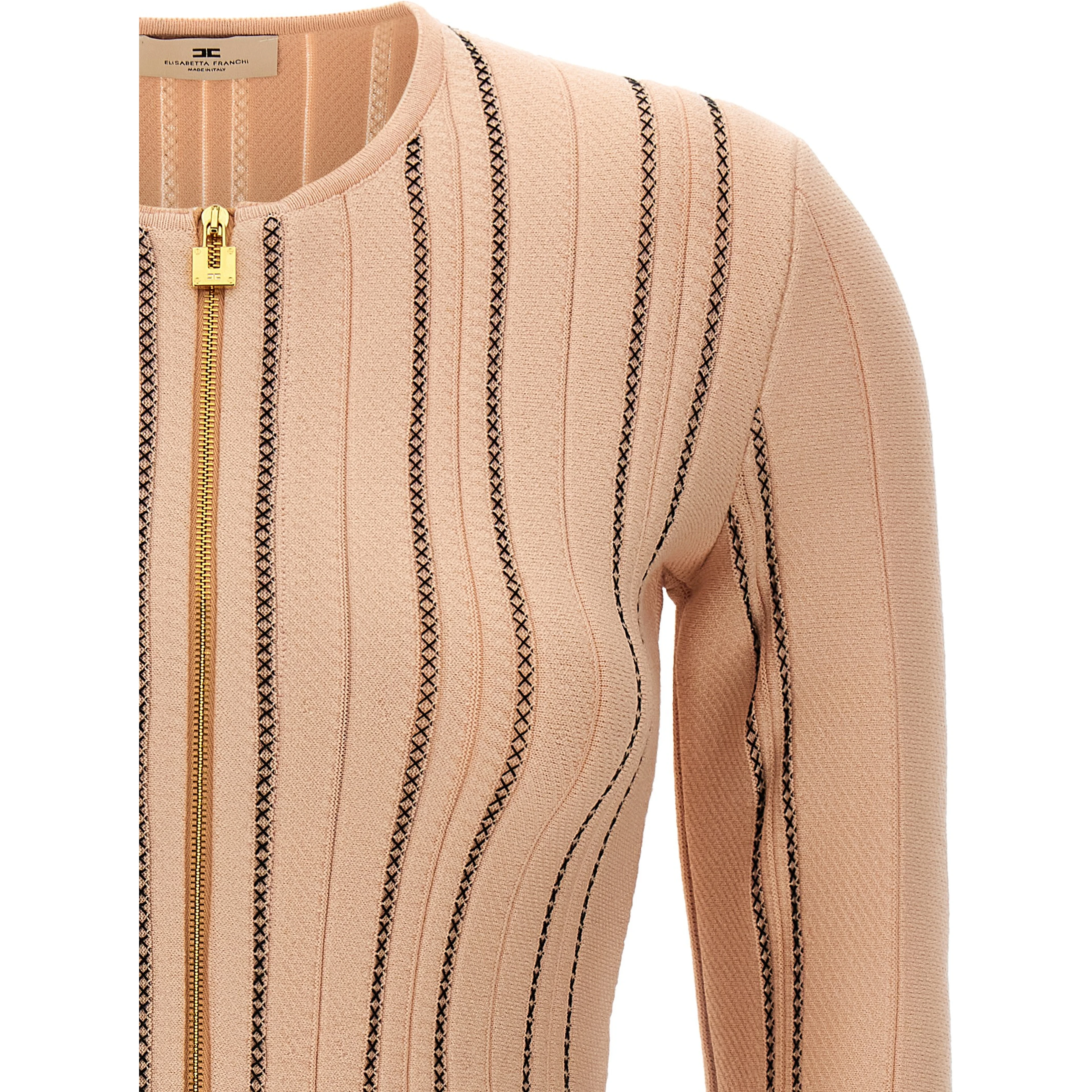 Multicolor Viscose Cardigan