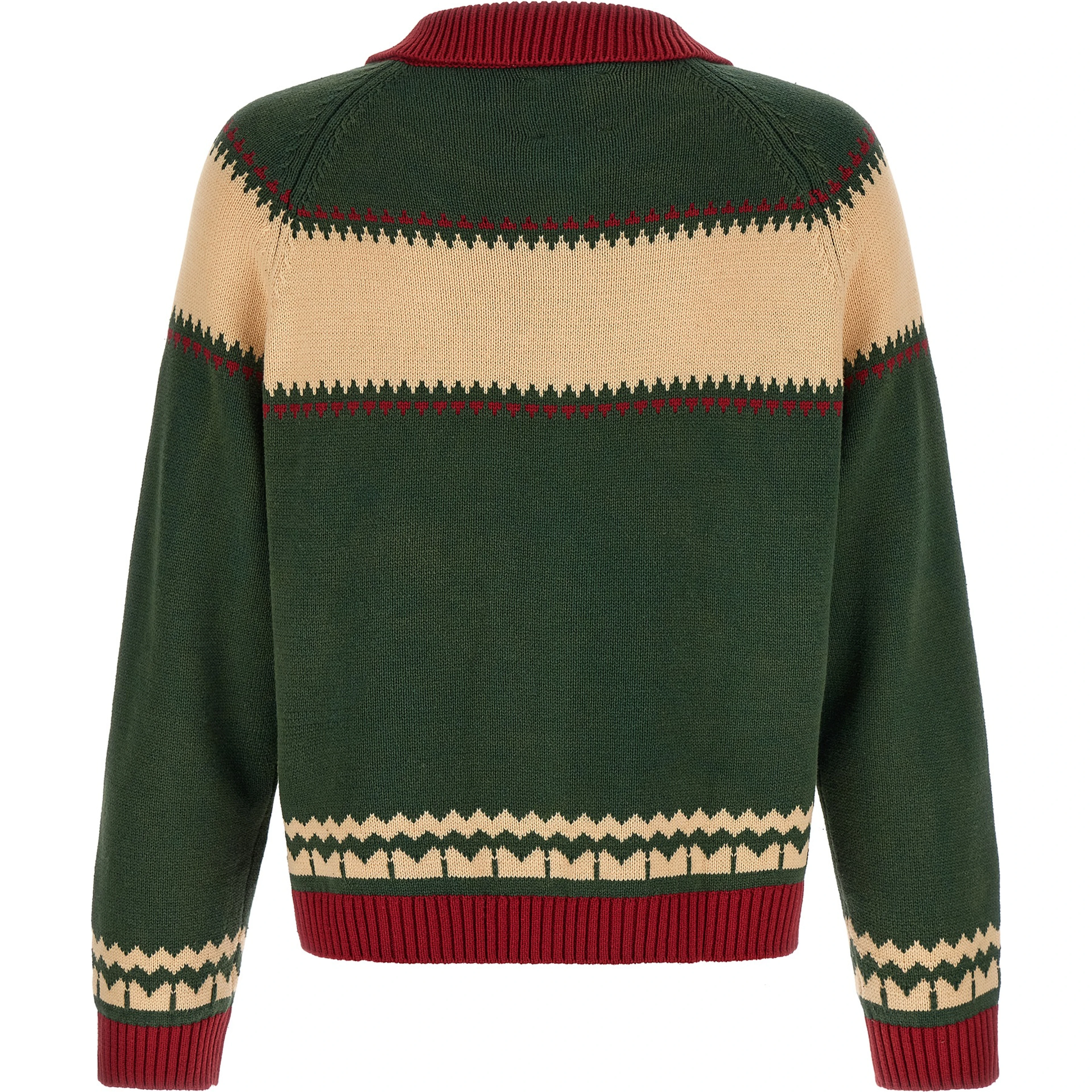 Bicolor Cotton Cardigan