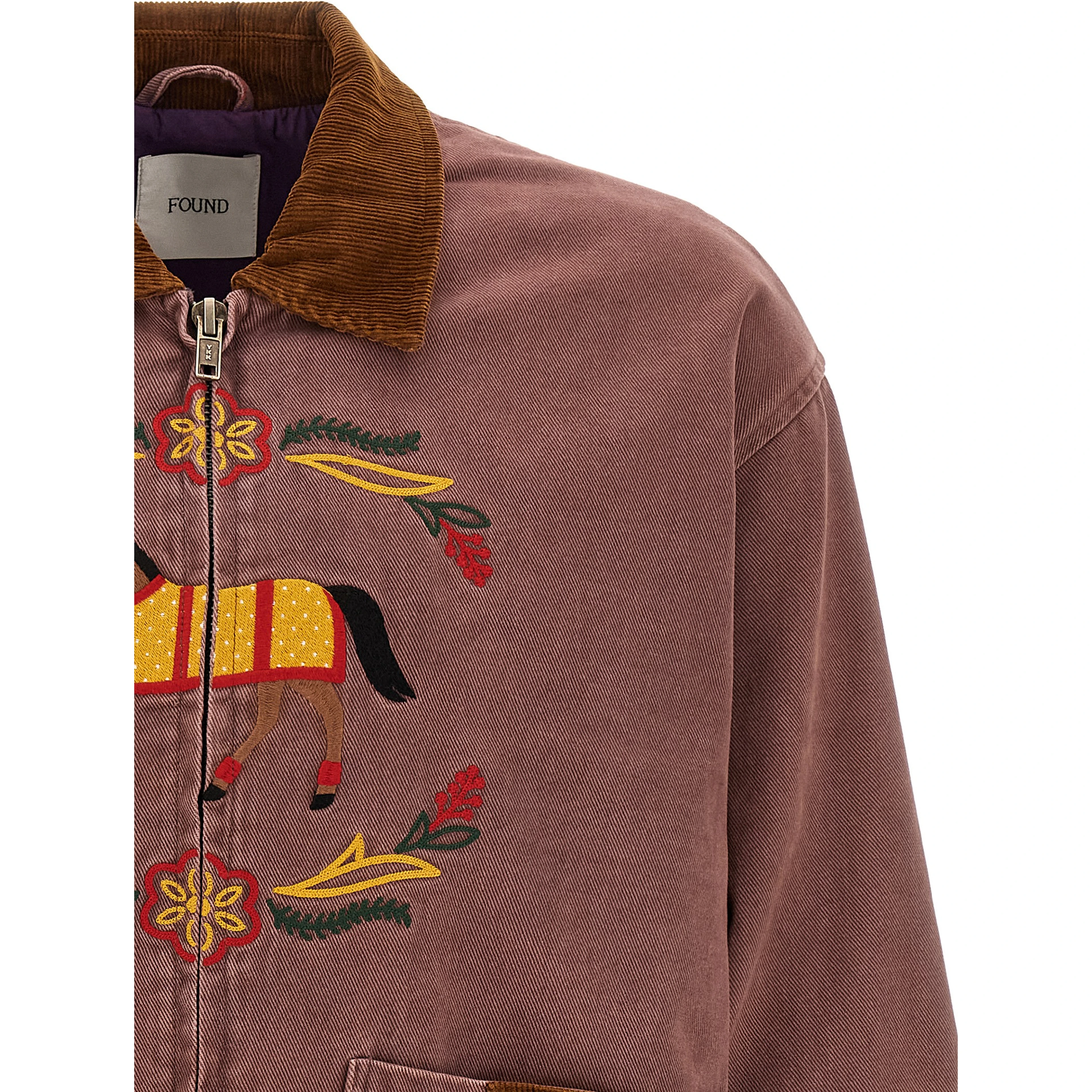 Multicolor Cotton Denim Jacket