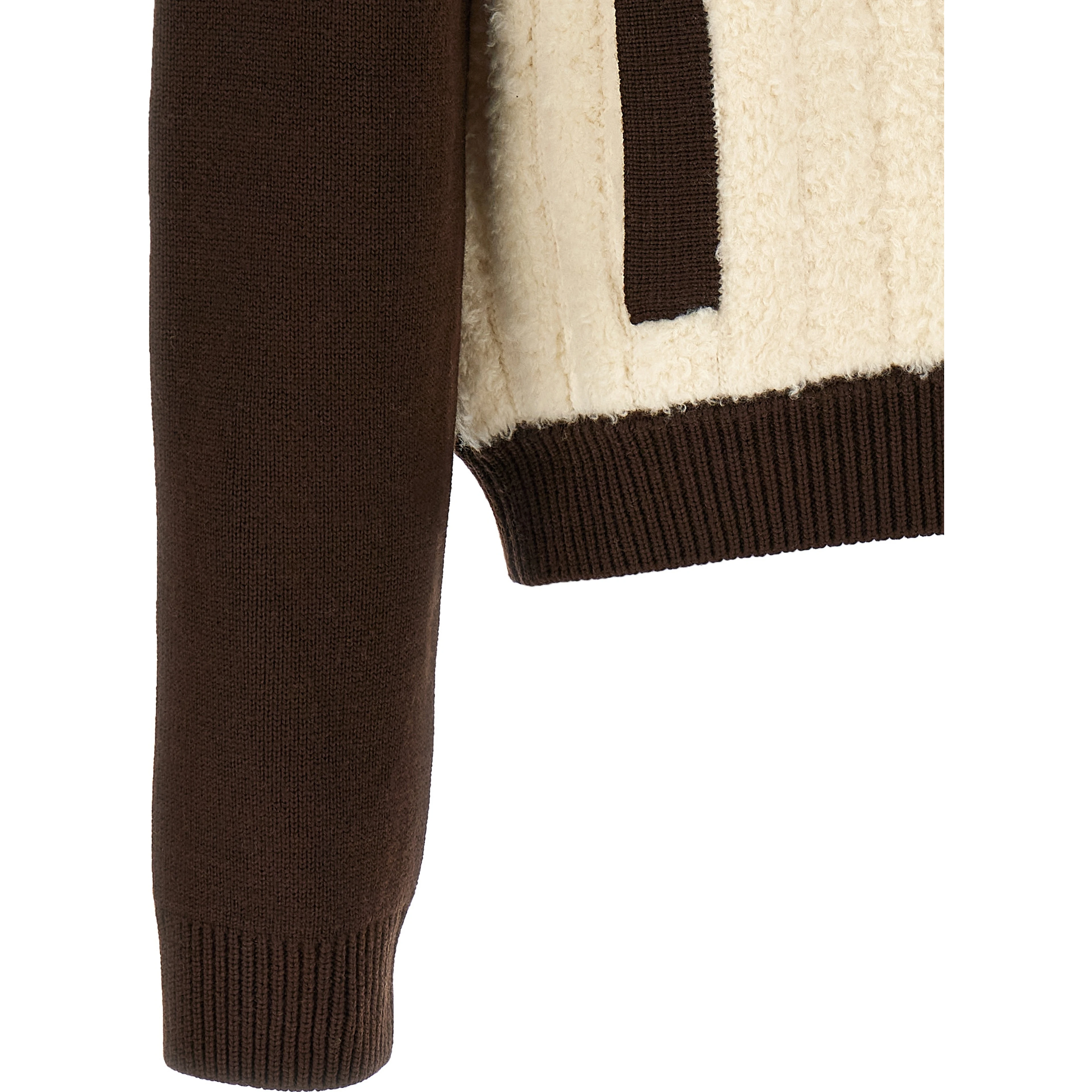 Multicolor Wool Full-Length Jacket