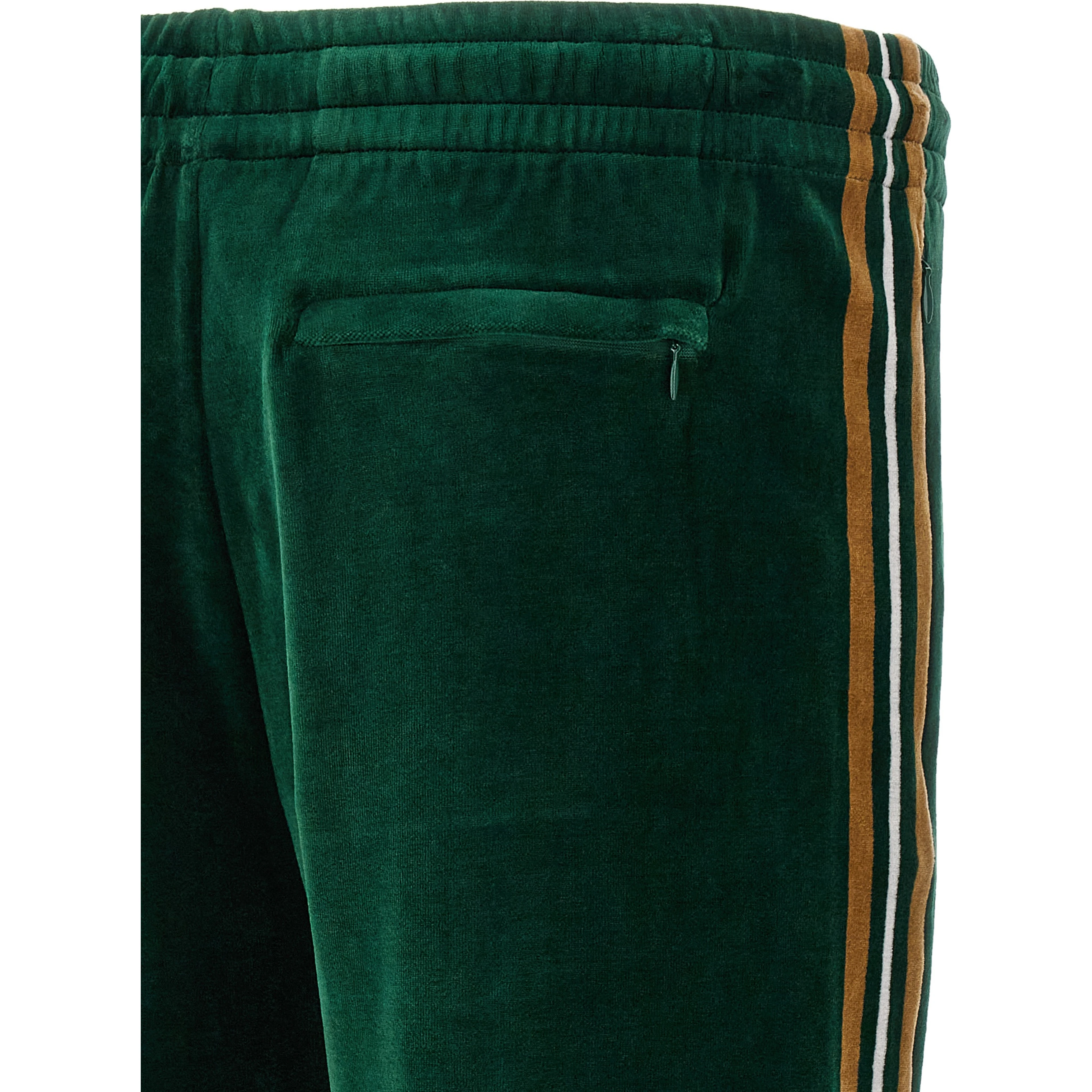 Bicolor Cotton Casual Pants