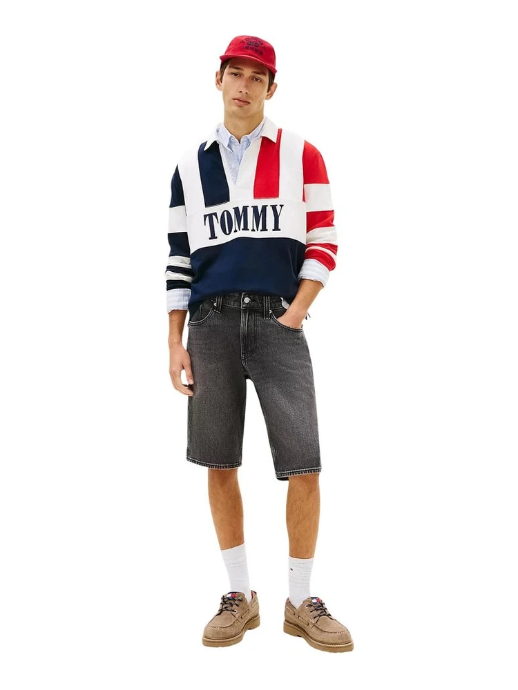 Black Recycled Cotton Bermuda Shorts alternative