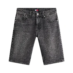 Black Recycled Cotton Bermuda Shorts