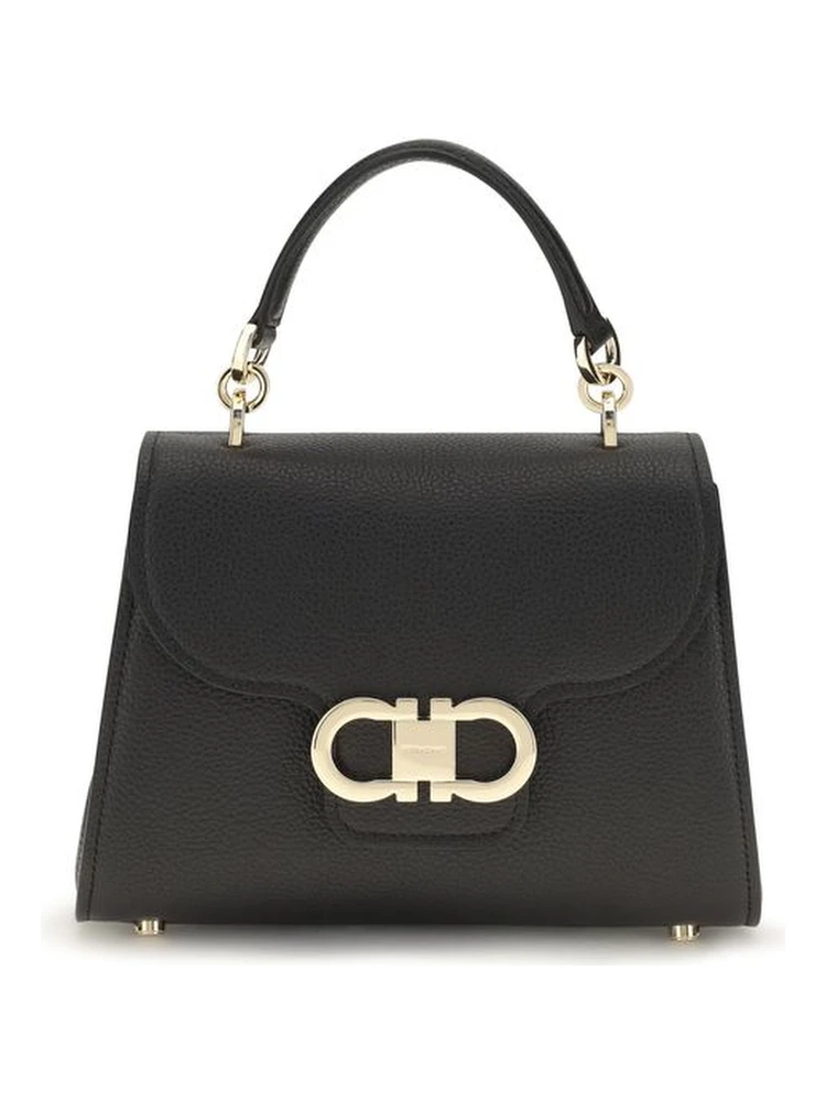 Black Calf Leather Bos Taurus Shoulder Bag