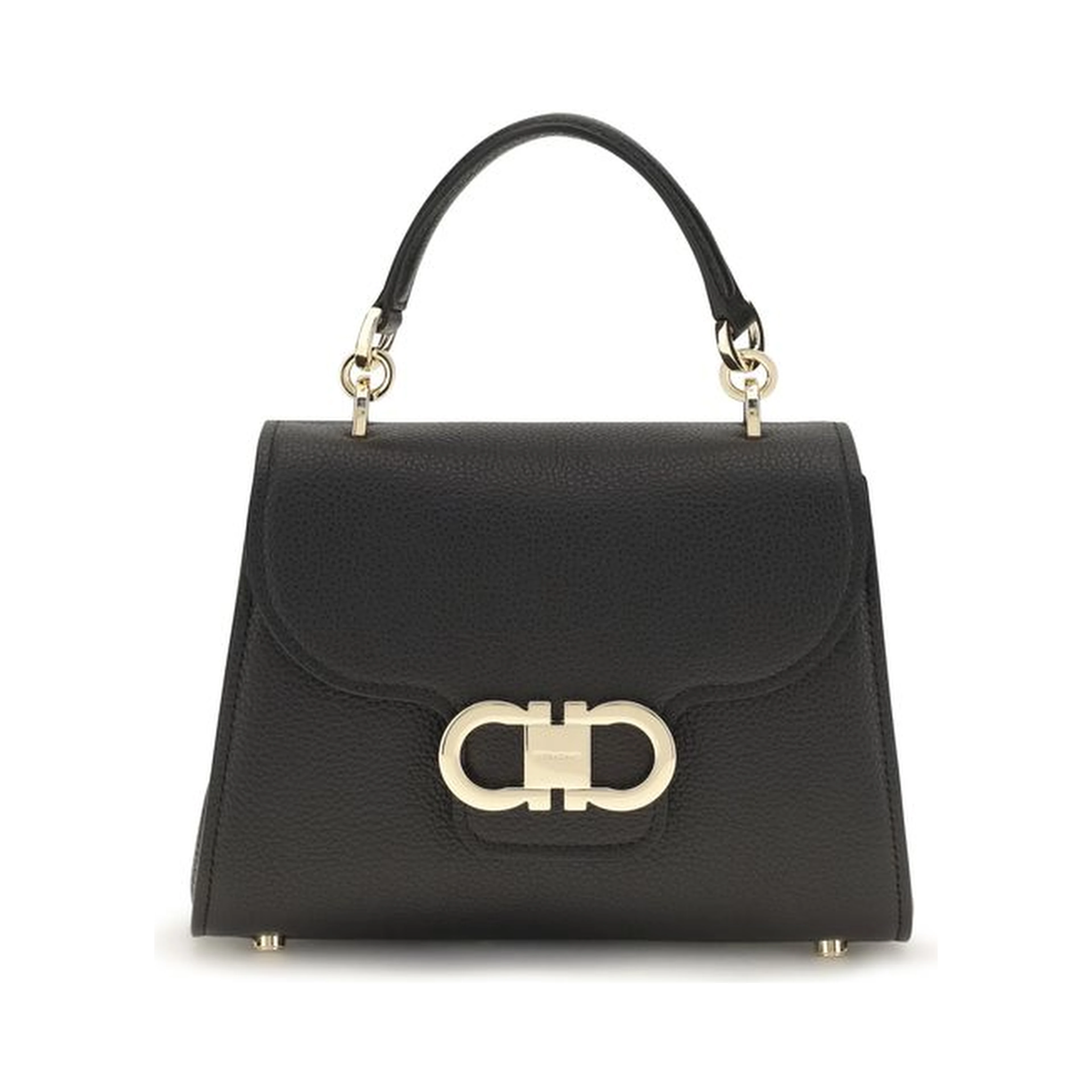 Black Calf Leather Bos Taurus Shoulder Bag