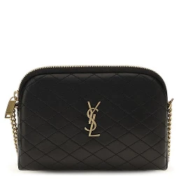 Black Calf Leather Bos Taurus Shoulder Bag