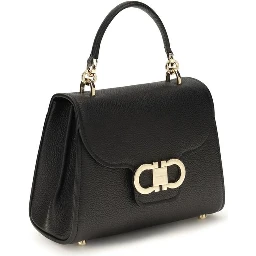 Black Calf Leather Bos Taurus Shoulder Bag
