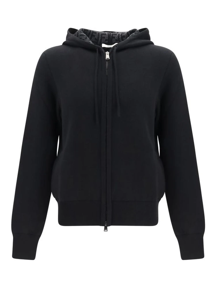 Black Cashmere Hoodie